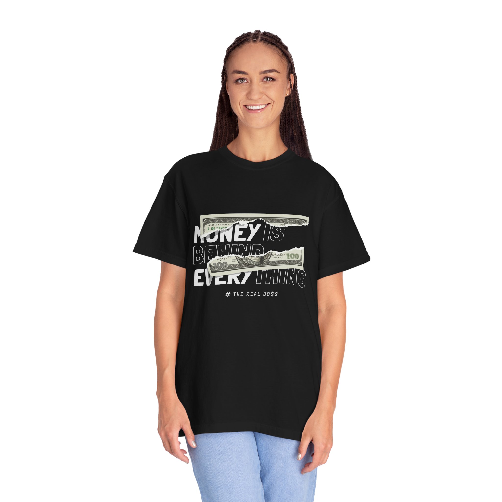 T-Shirt — Money Graphic Tee (100 Dollar Strip)