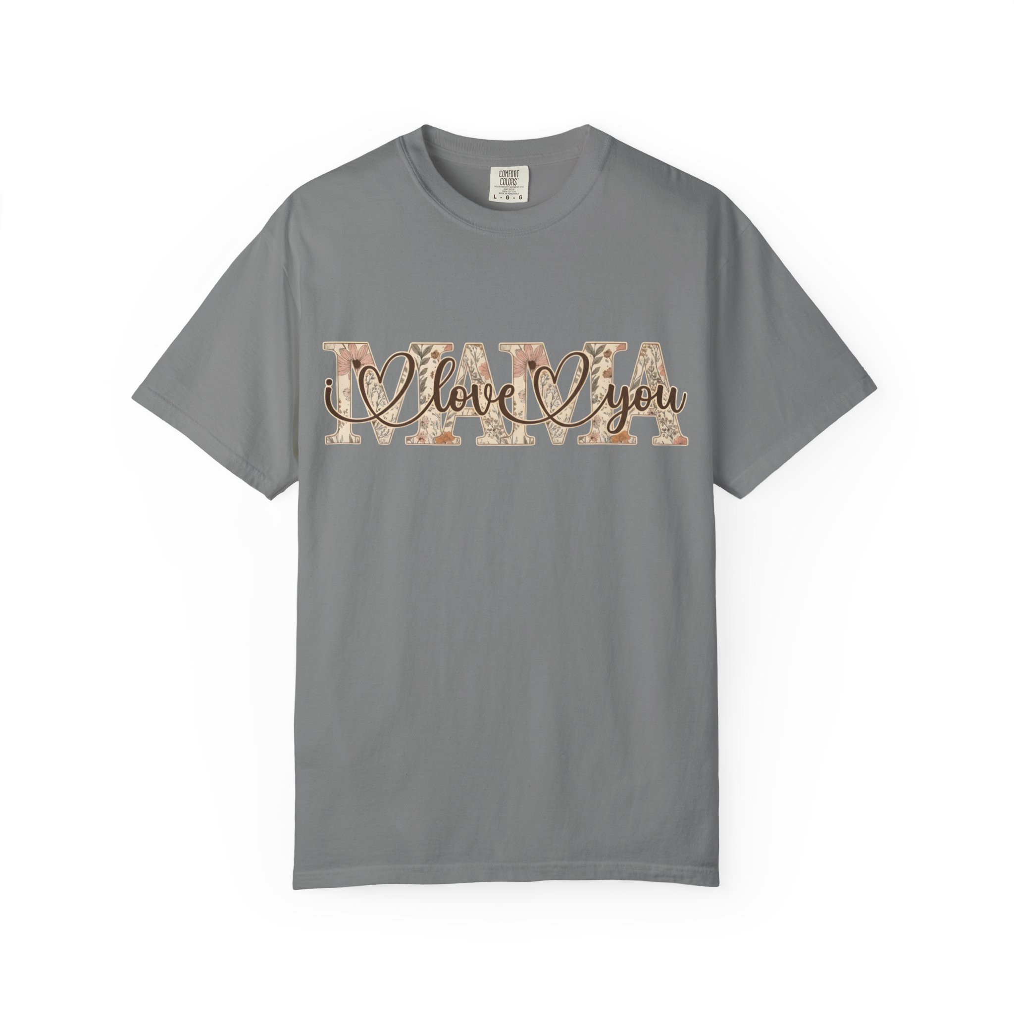 Mama I Love You T-Shirt — Floral Leopard Mom Tee - Image 40