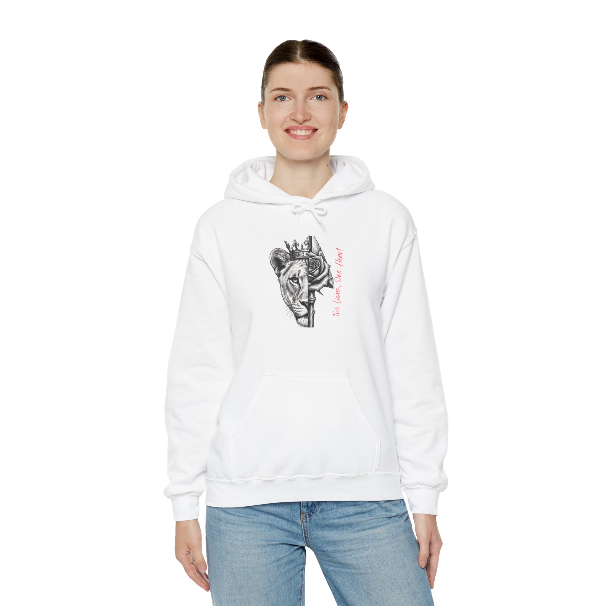 Tiger Face Split Hoodie – Be Fearless Graphic Sweatshirt