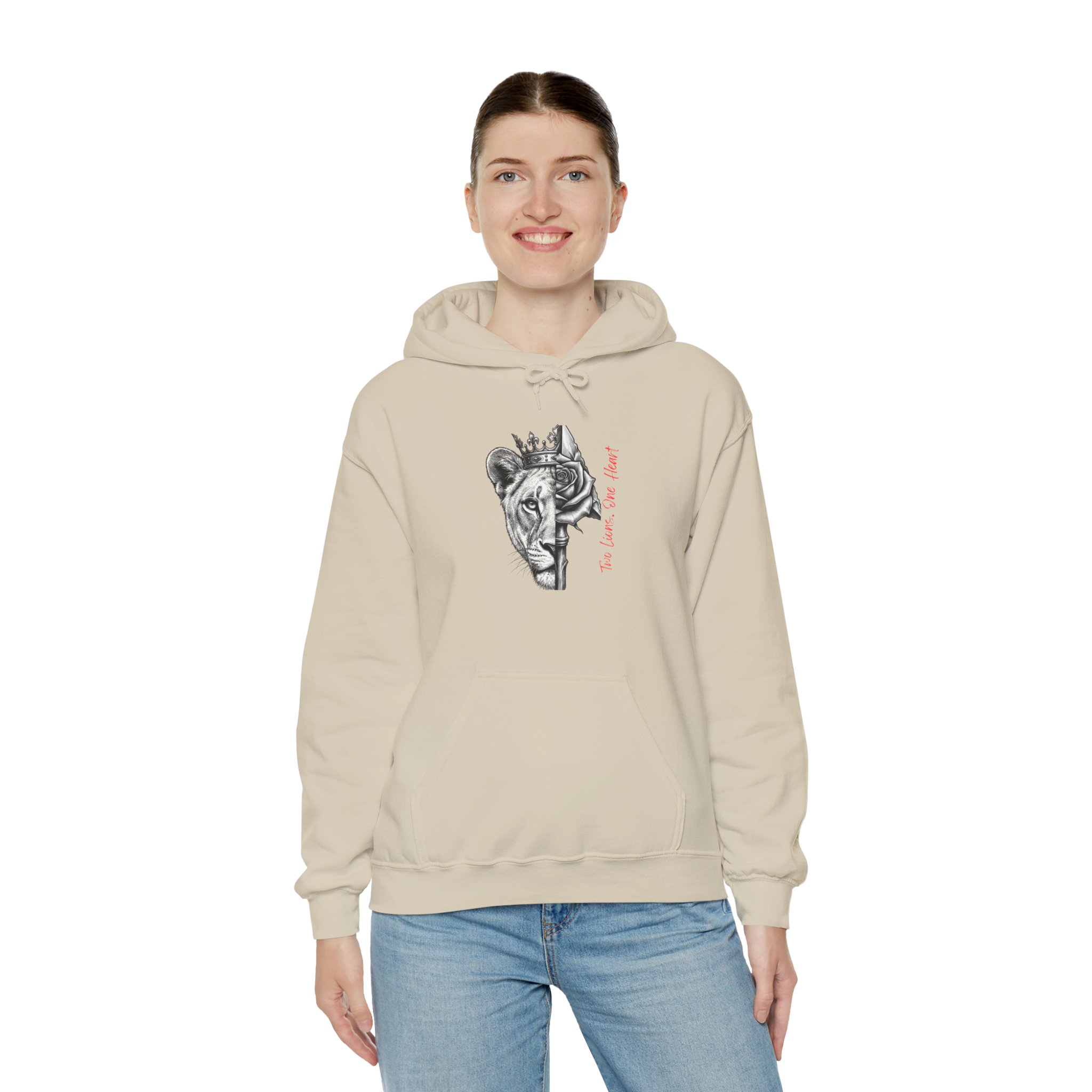 Tiger Face Split Hoodie – Be Fearless Graphic Sweatshirt - Image 4