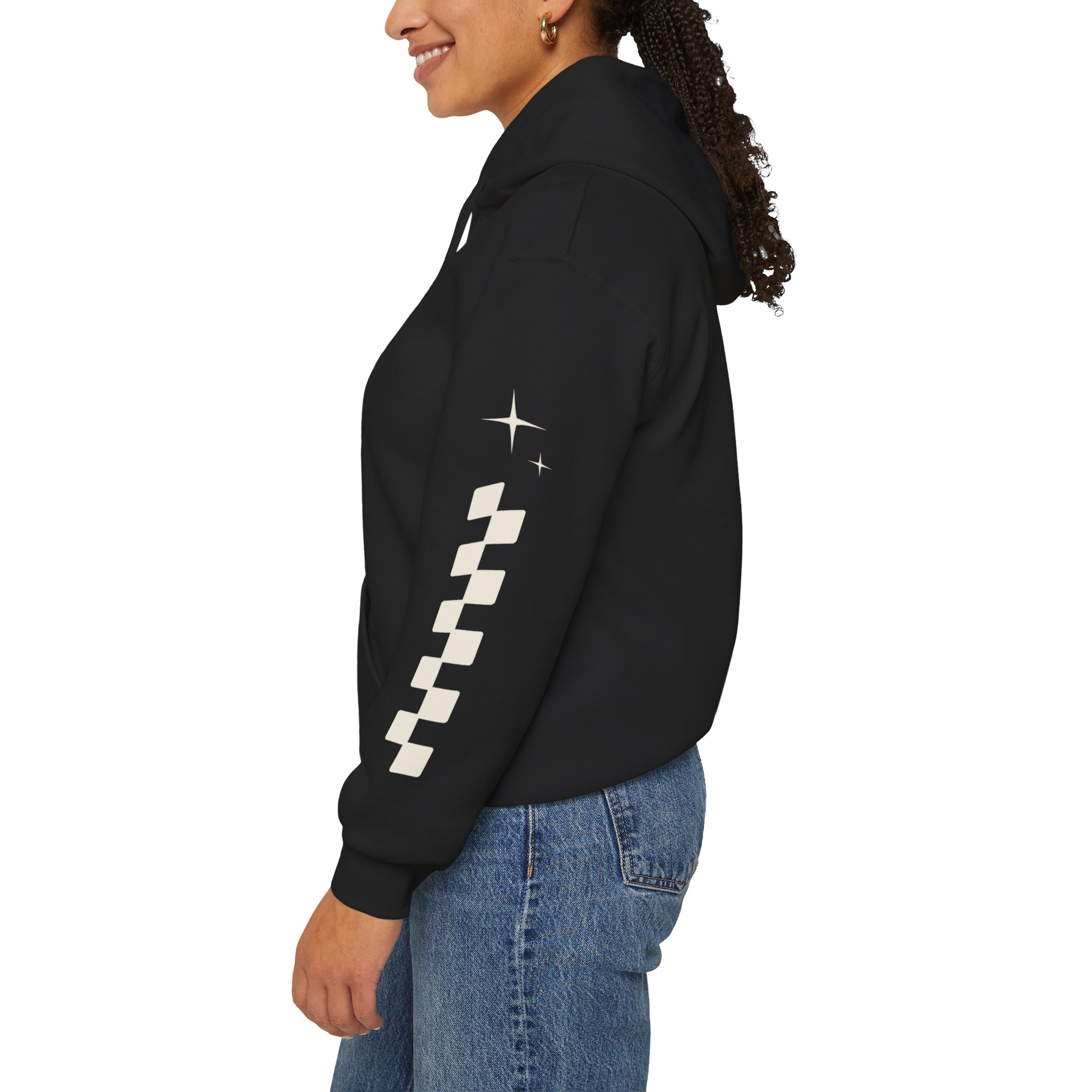 Crazy Graphic Hoodie — “Like So Crazy” Retro Racing Sleeve Pullover - Image 3