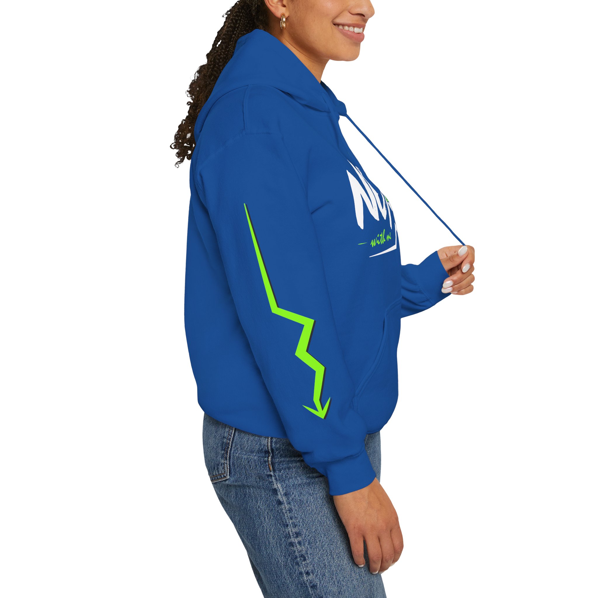 Next Level Hoodie — Neon Green Graphic Pullover - Image 17