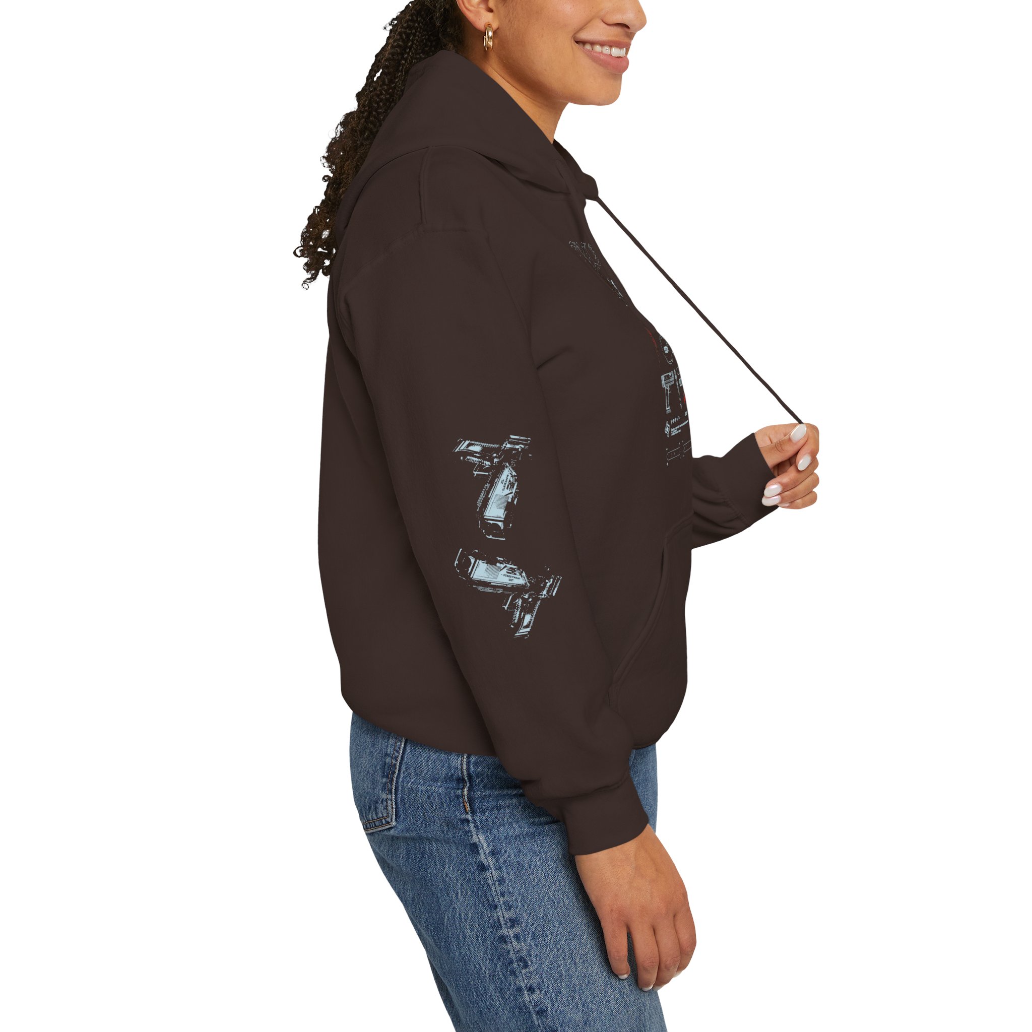 Band Tour Hoodie – Grunge Motorcycle Graphic Pullover - Image 8