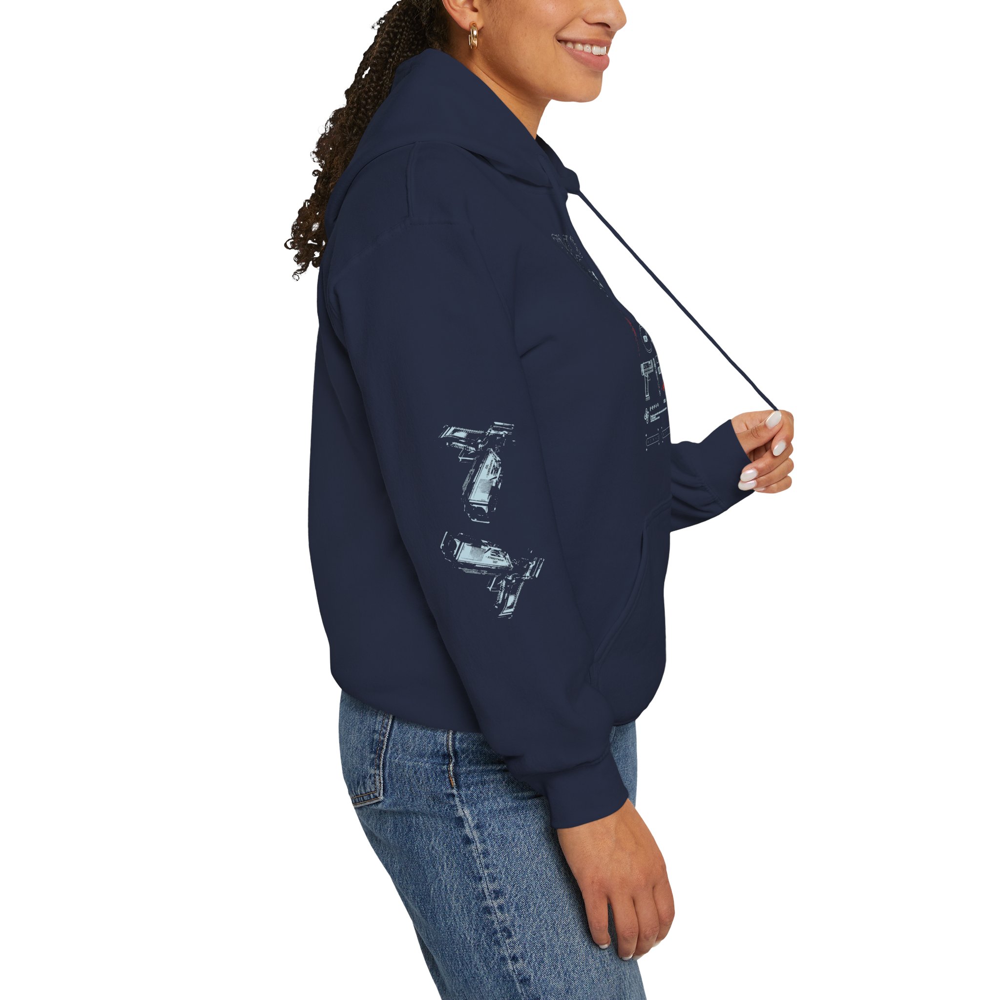 Band Tour Hoodie – Grunge Motorcycle Graphic Pullover - Image 20