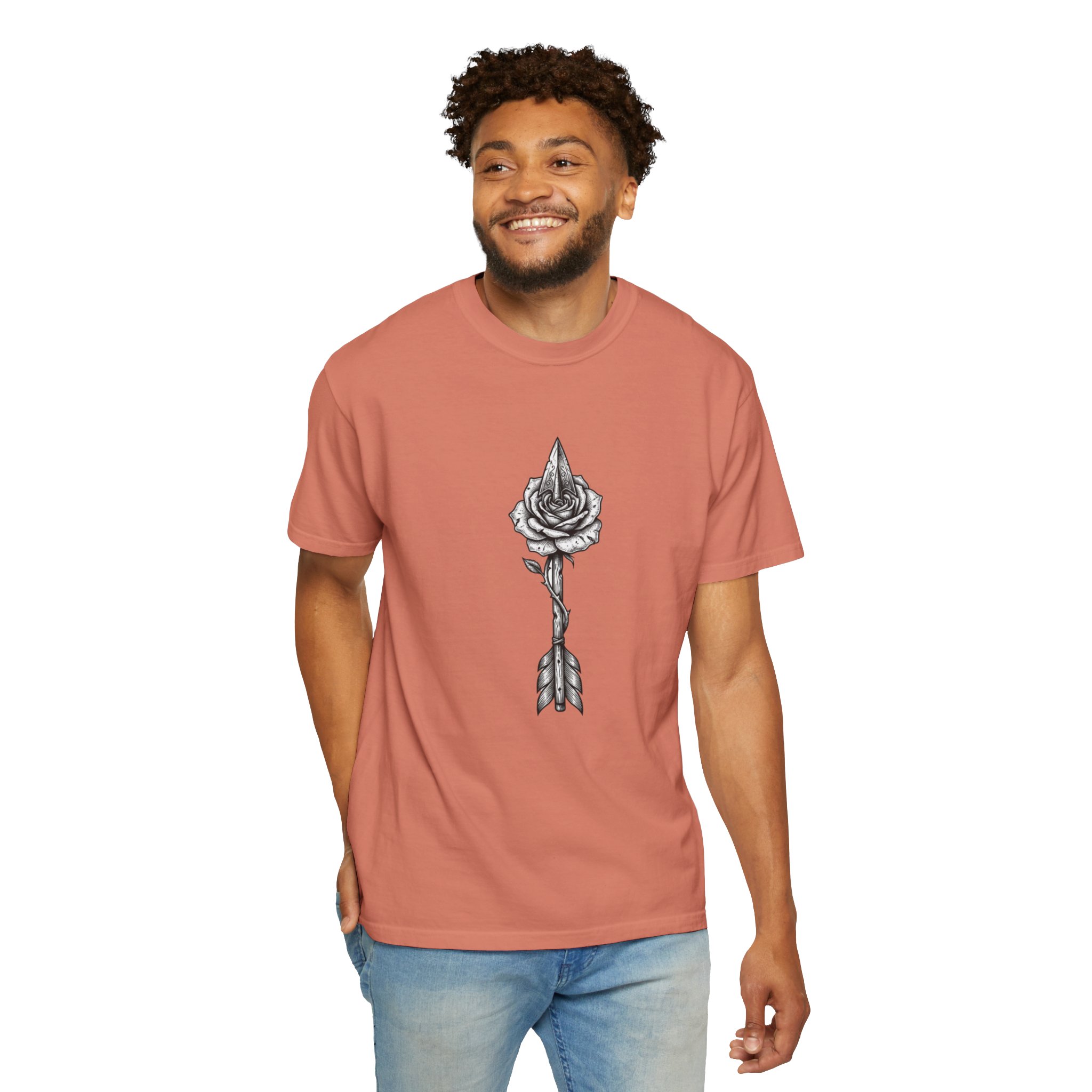 Rose Arrow Graphic T-Shirt - Image 2