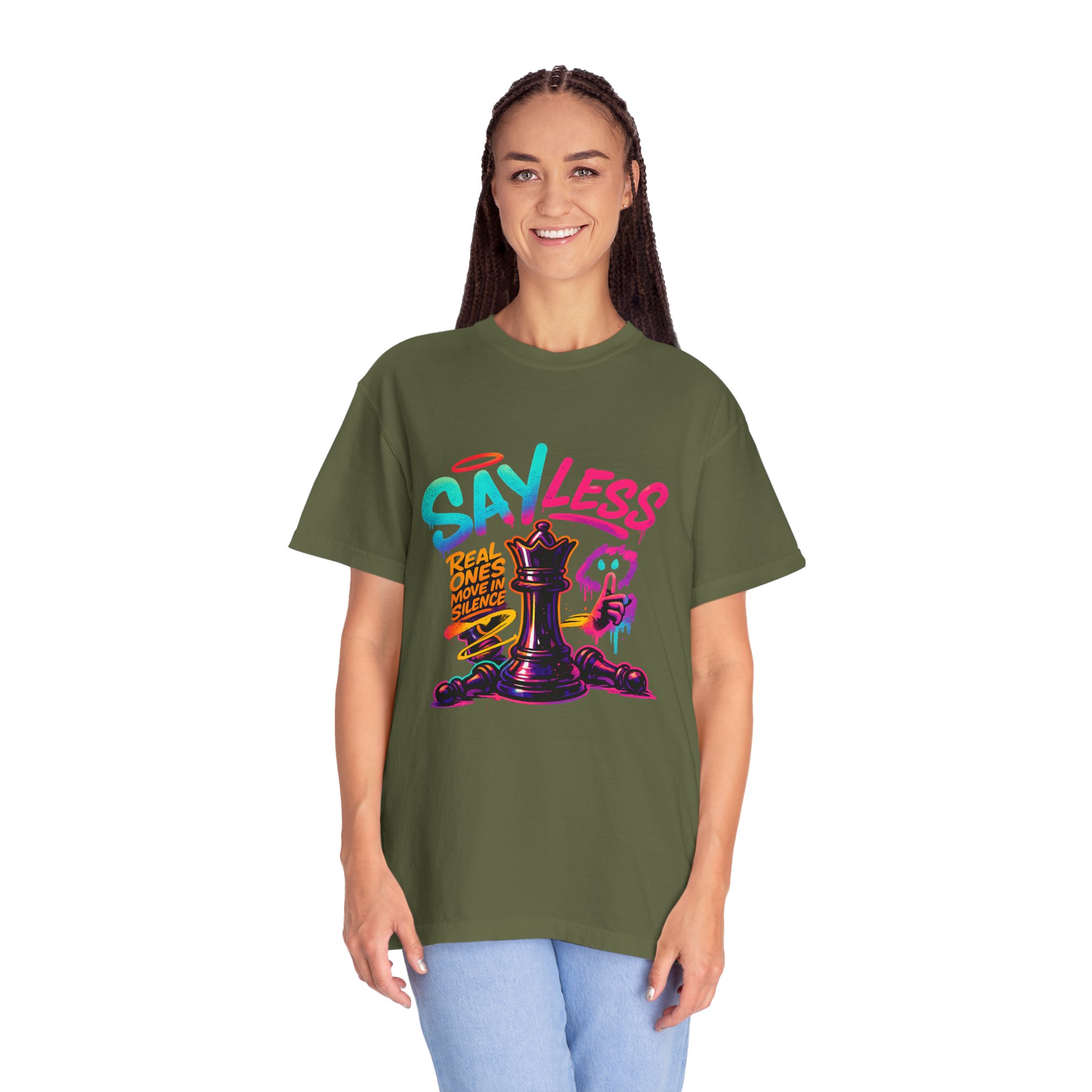Say Less Chess King Graphic T-Shirt - Image 10
