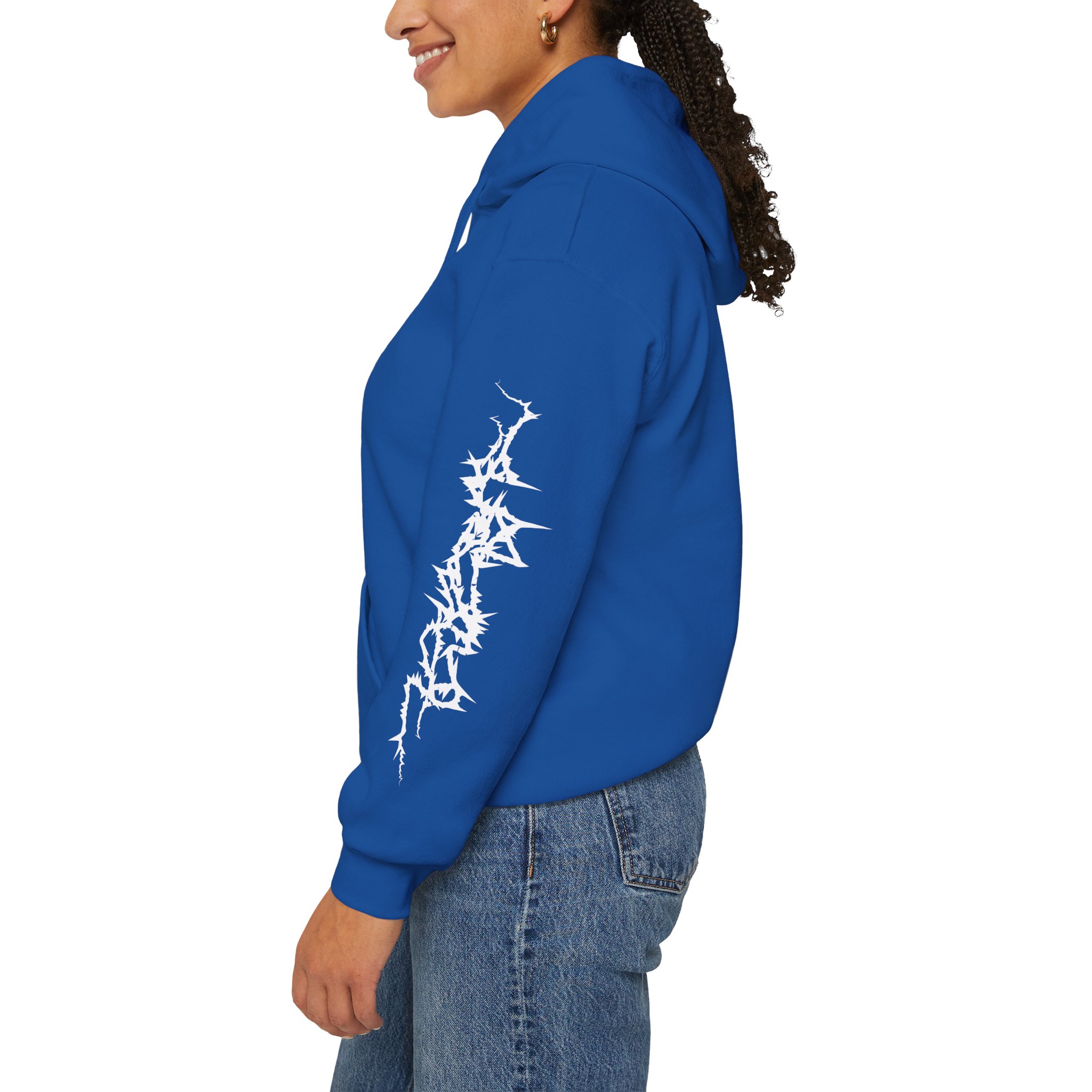 Scary Skull Black Hoodie — Gothic Horror Graphic Pullover - Image 18