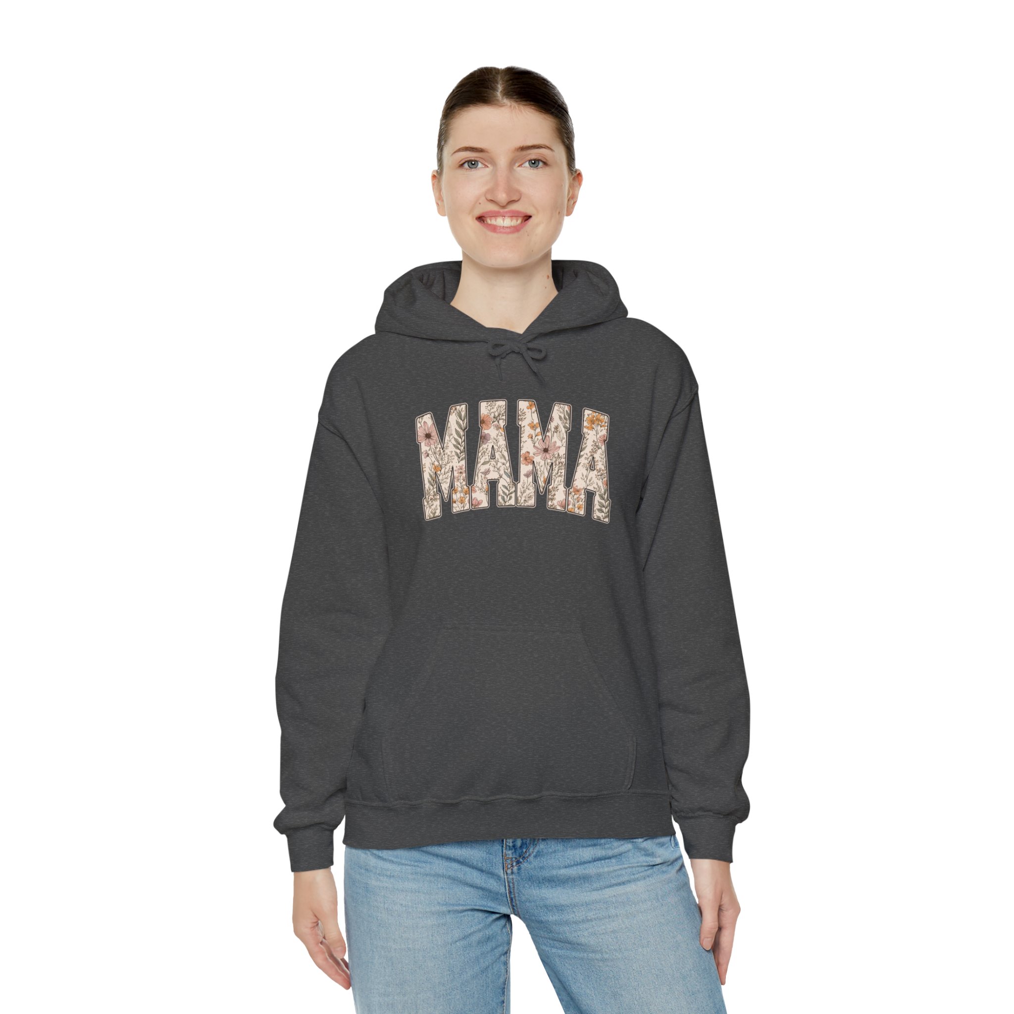 Mama Floral Hoodie — Rustic Camouflage "MAMA" Pullover for Moms - Image 8