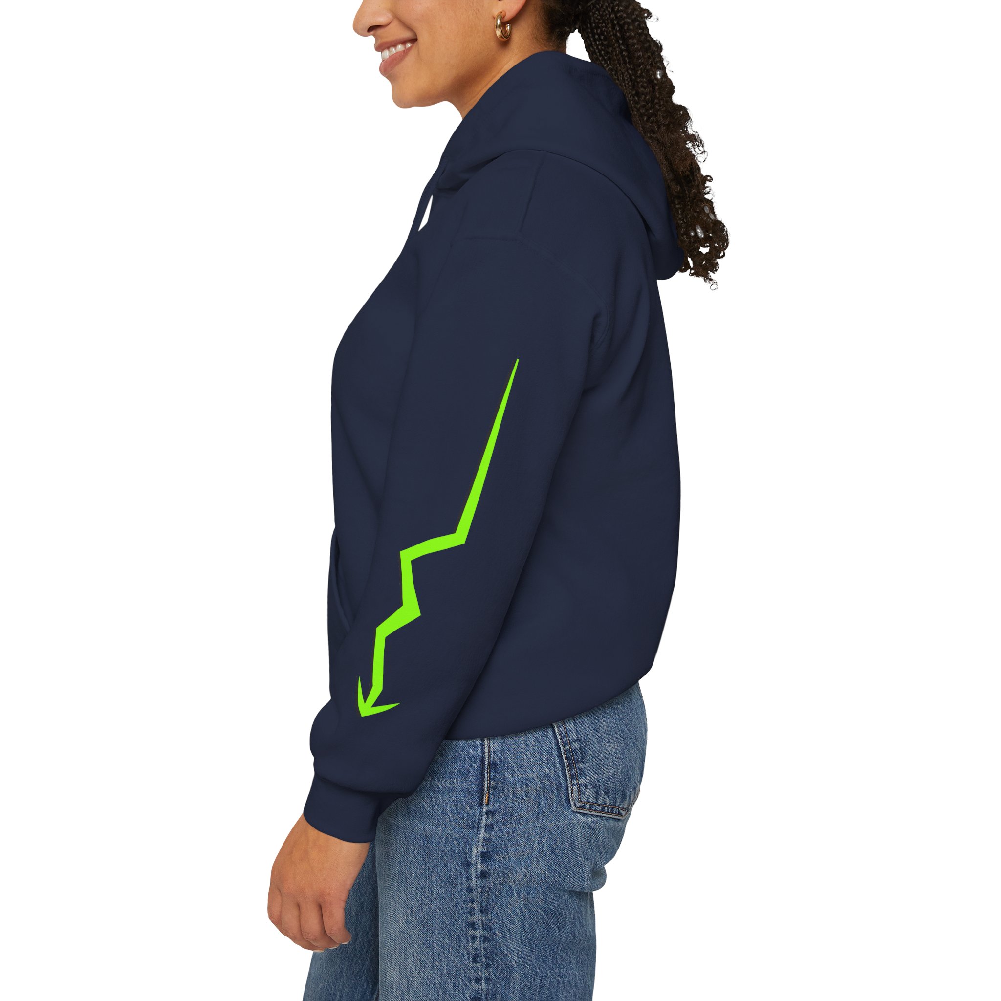 Next Level Hoodie — Neon Green Graphic Pullover - Image 21