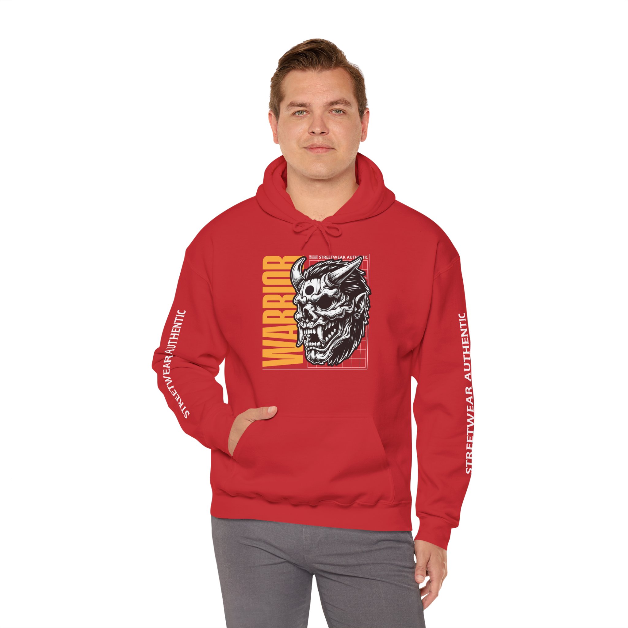 Warrior Demon Skull Hoodie — Bold Graphic Streetwear Pullover - Image 22