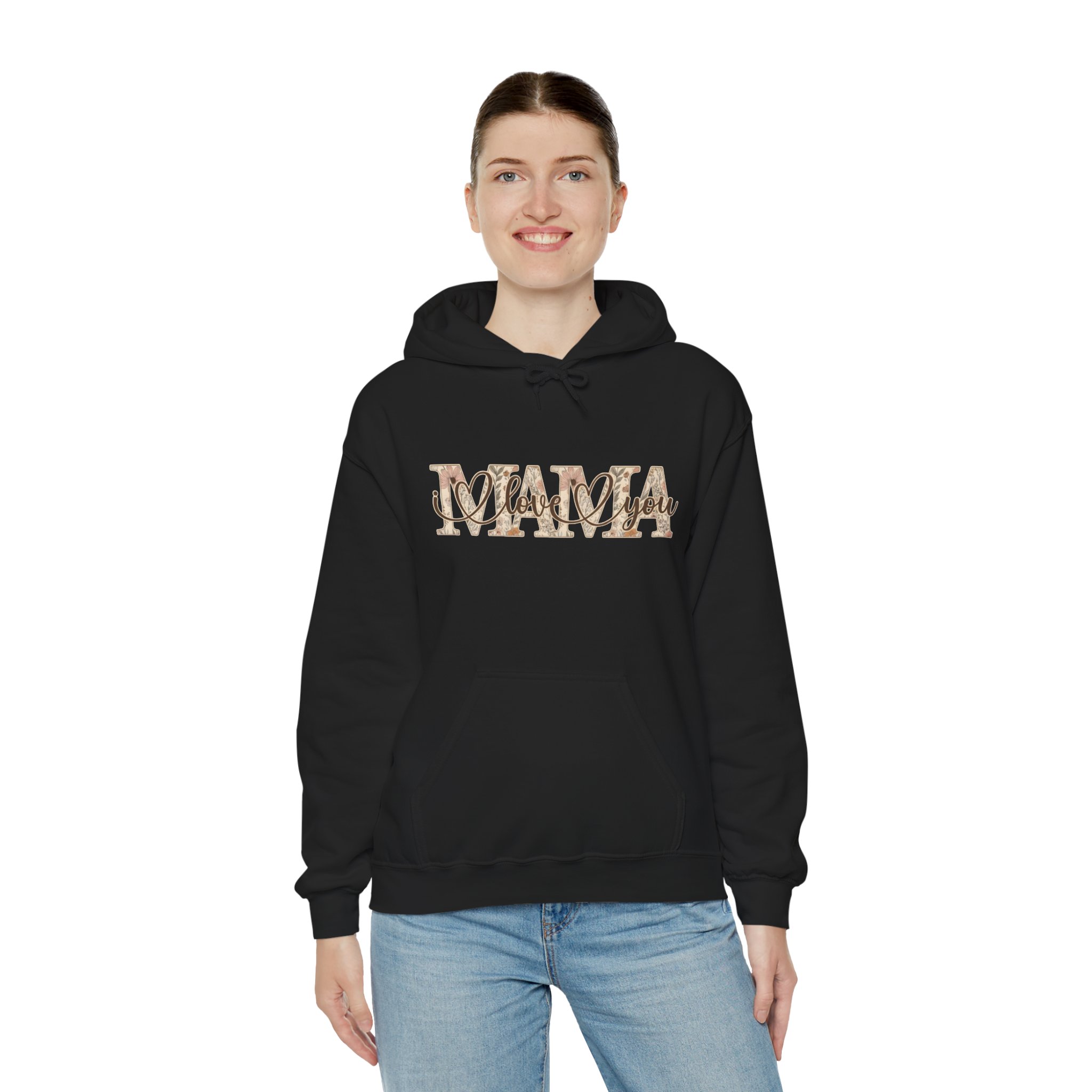 Love You Mommy Leopard Hoodie — "I Love You" Mom Sweatshirt - Image 3