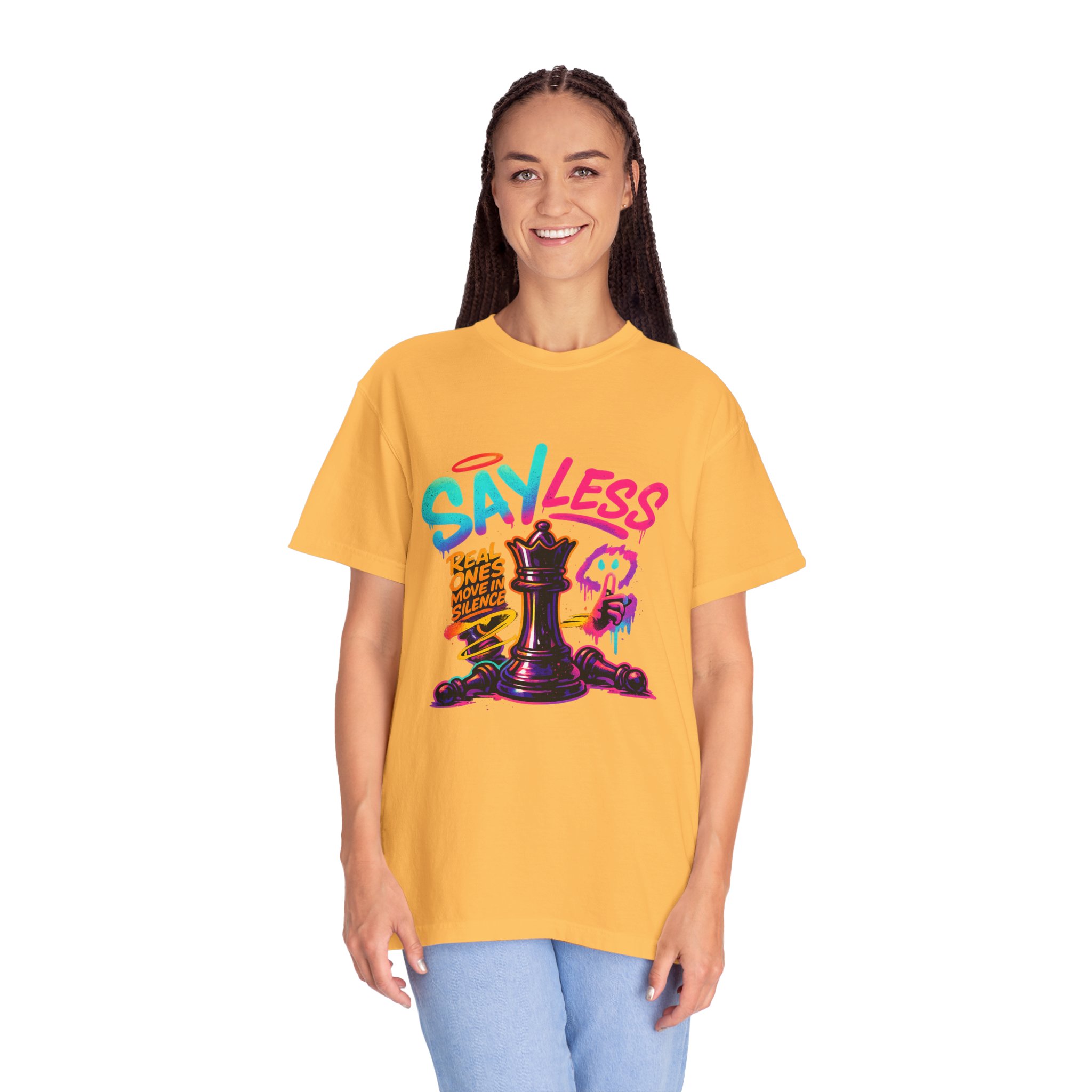 Say Less Chess King Graphic T-Shirt - Image 3