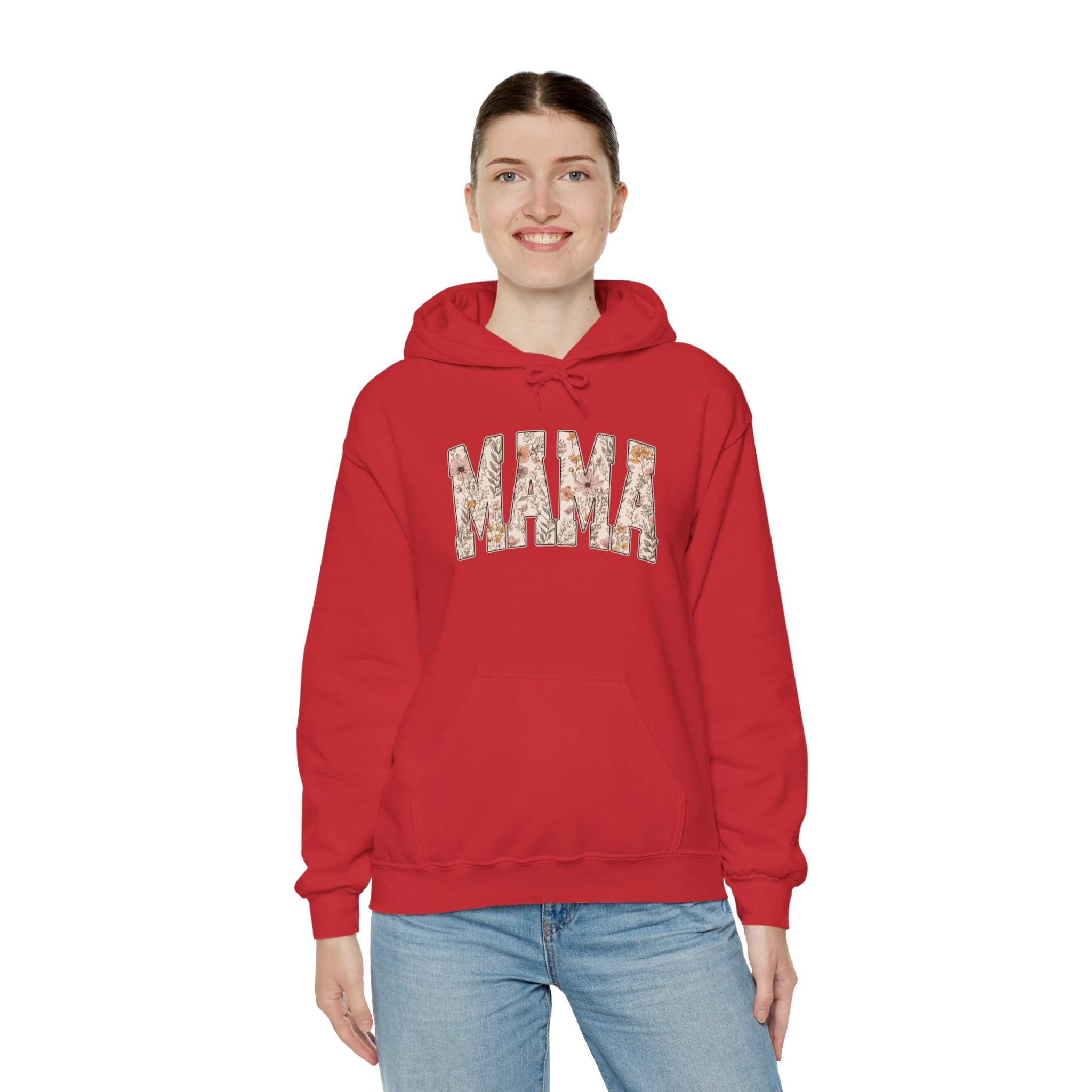 Mama Floral Hoodie — Rustic Camouflage "MAMA" Pullover for Moms - Image 13