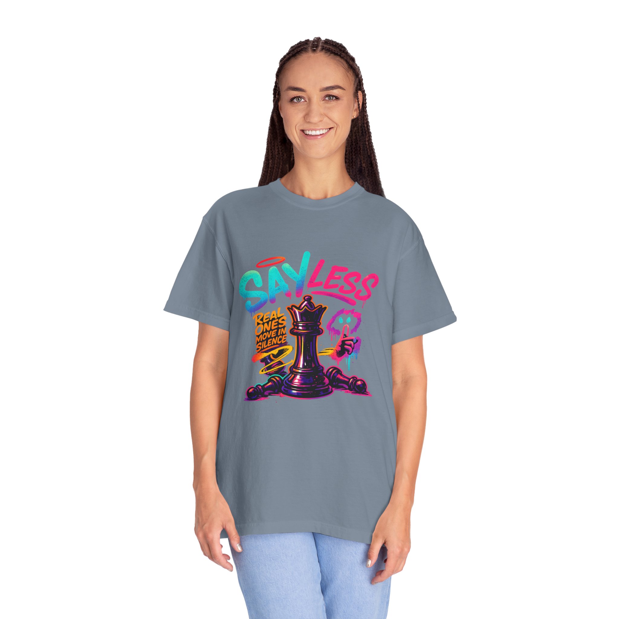 Say Less Chess King Graphic T-Shirt - Image 13