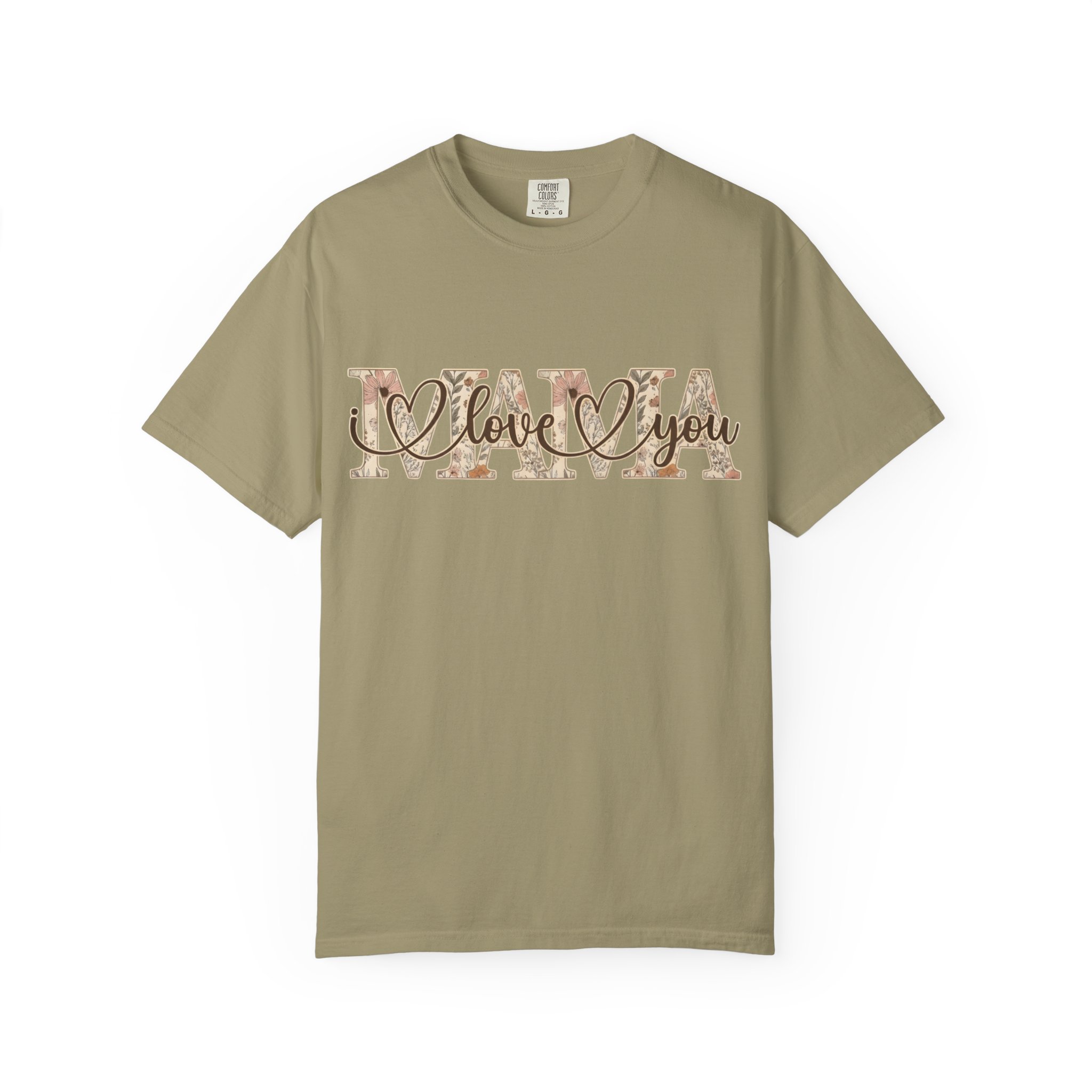 Mama I Love You T-Shirt — Floral Leopard Mom Tee - Image 32