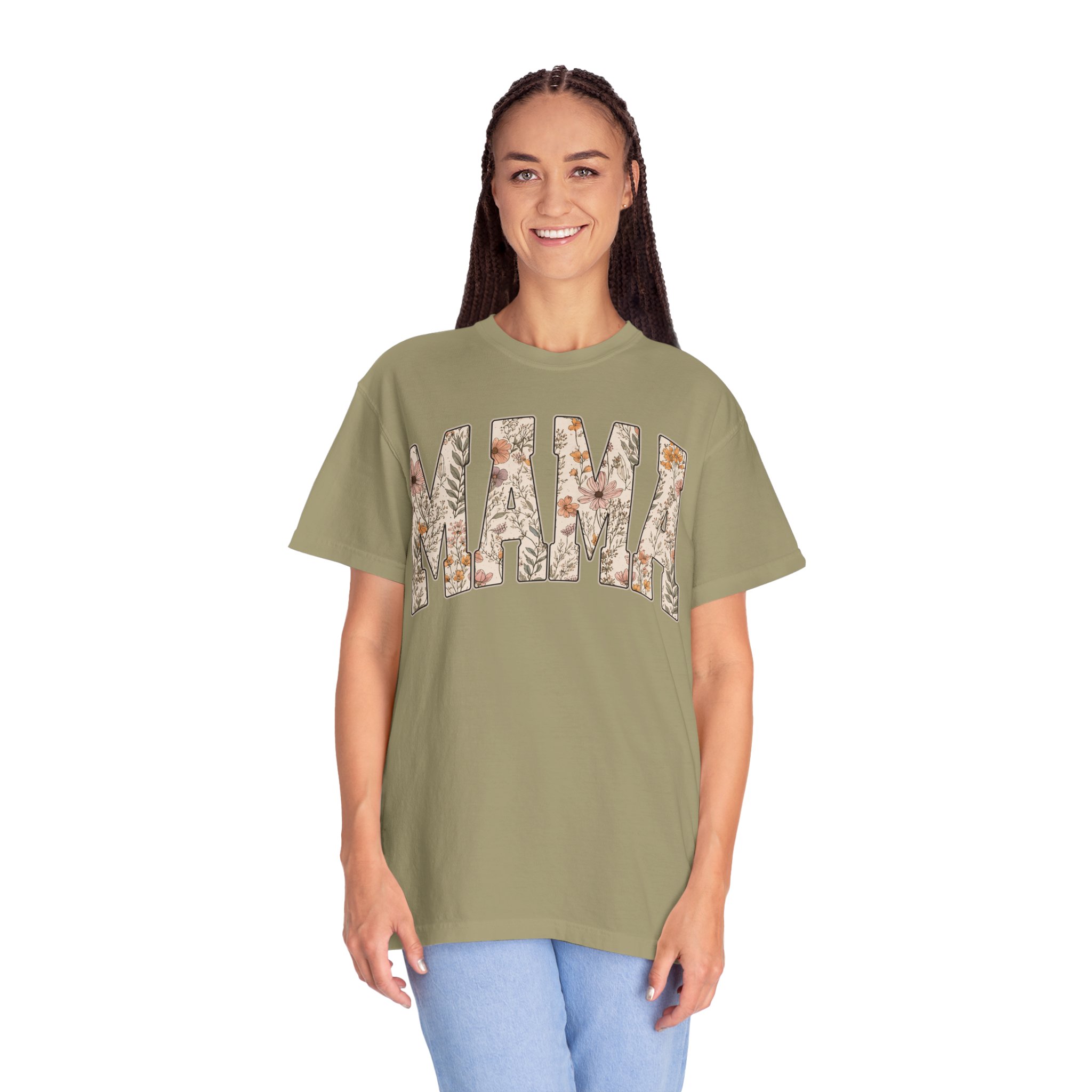 Mama Floral T-Shirt — Vintage Garden Mom Tee for Mother's Day - Image 4