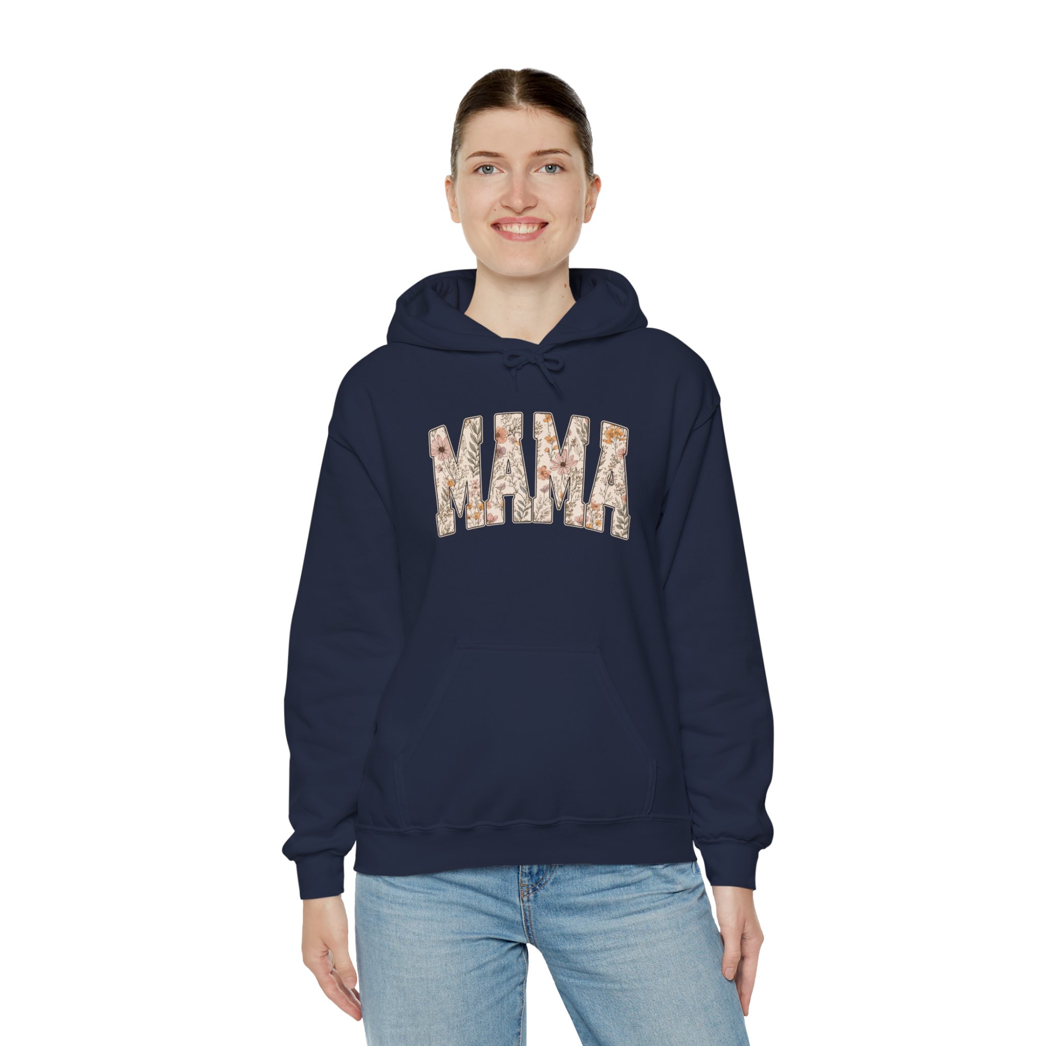 Mama Floral Hoodie — Rustic Camouflage "MAMA" Pullover for Moms - Image 11