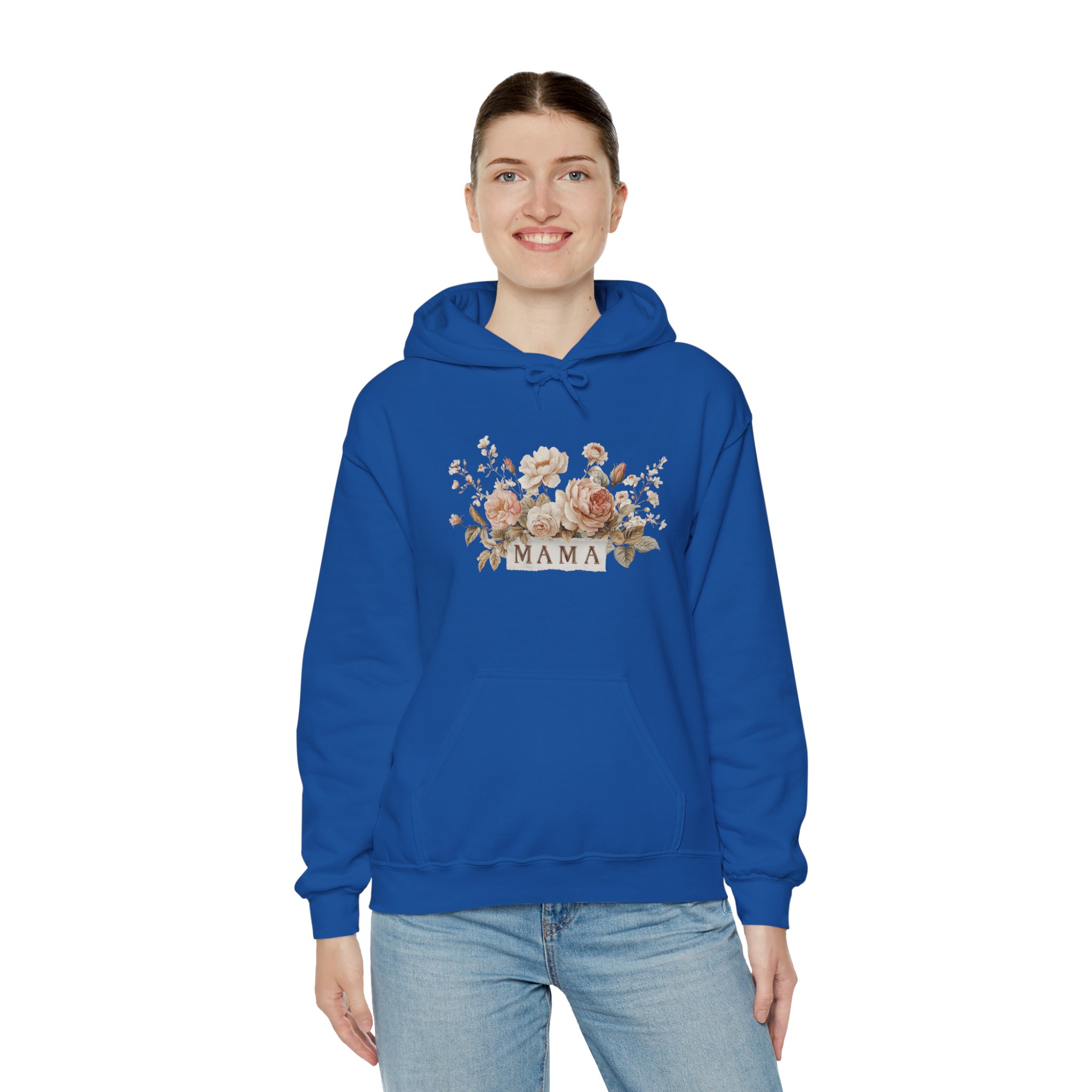 Mama Floral Hoodie – Rustic Rose Mother’s Day Sweatshirt - Image 10