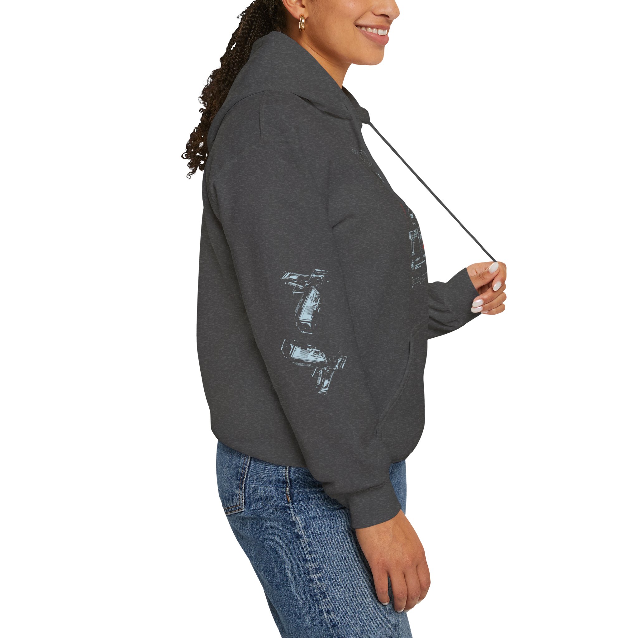 Band Tour Hoodie – Grunge Motorcycle Graphic Pullover - Image 14