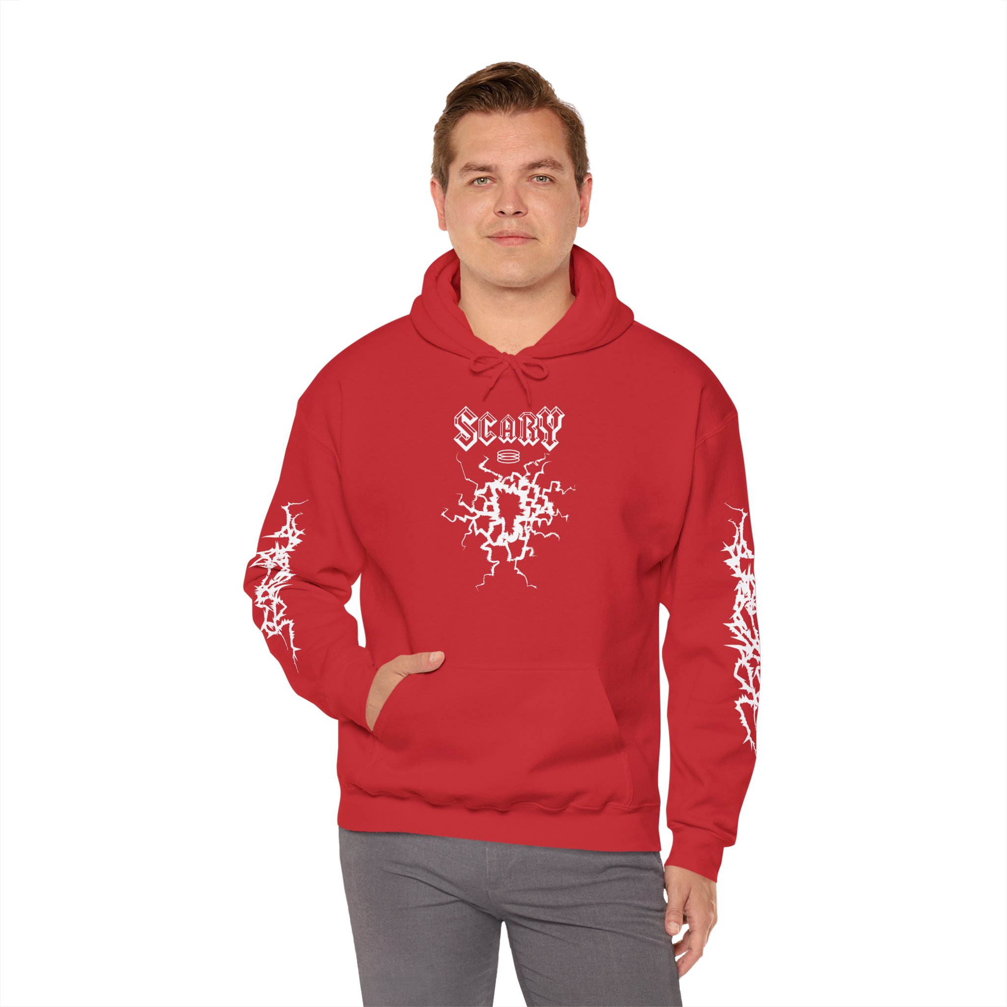 Scary Skull Black Hoodie — Gothic Horror Graphic Pullover - Image 13