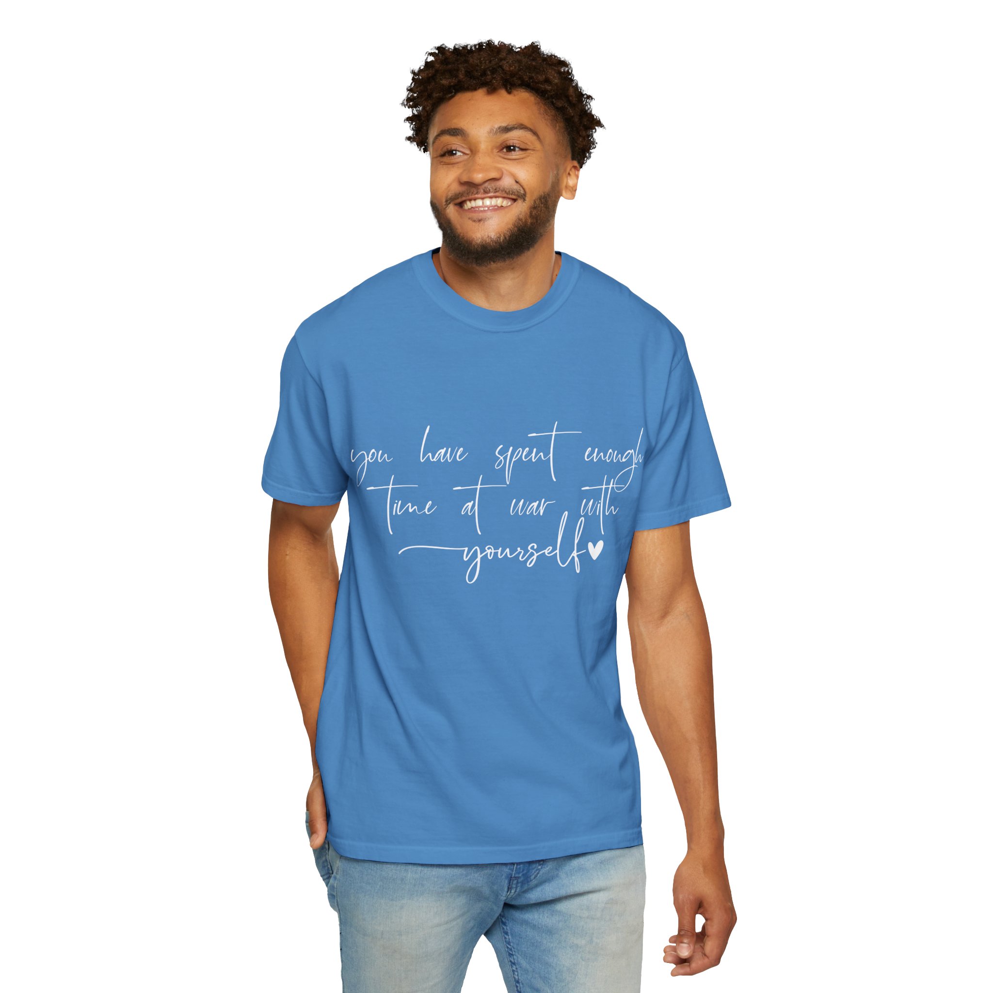 You Have Spent Enough Time at War With Yourself T-Shirt — Mental Health Affirmation Tee - Image 12