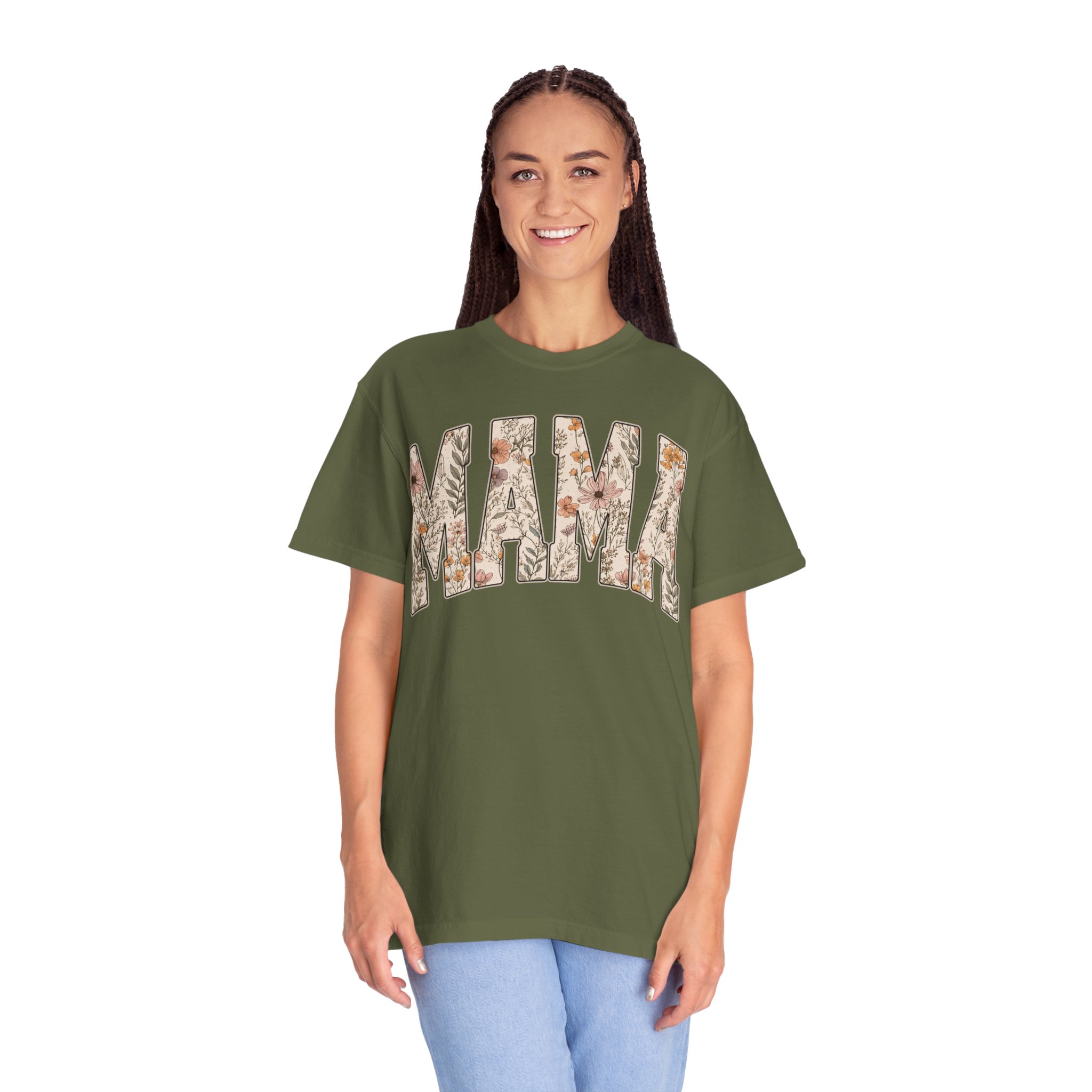 Mama Floral T-Shirt — Vintage Garden Mom Tee for Mother's Day - Image 7