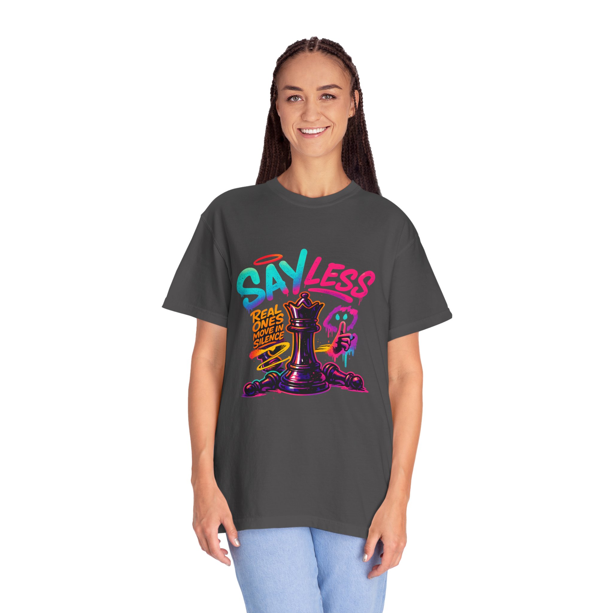Say Less Chess King Graphic T-Shirt - Image 16