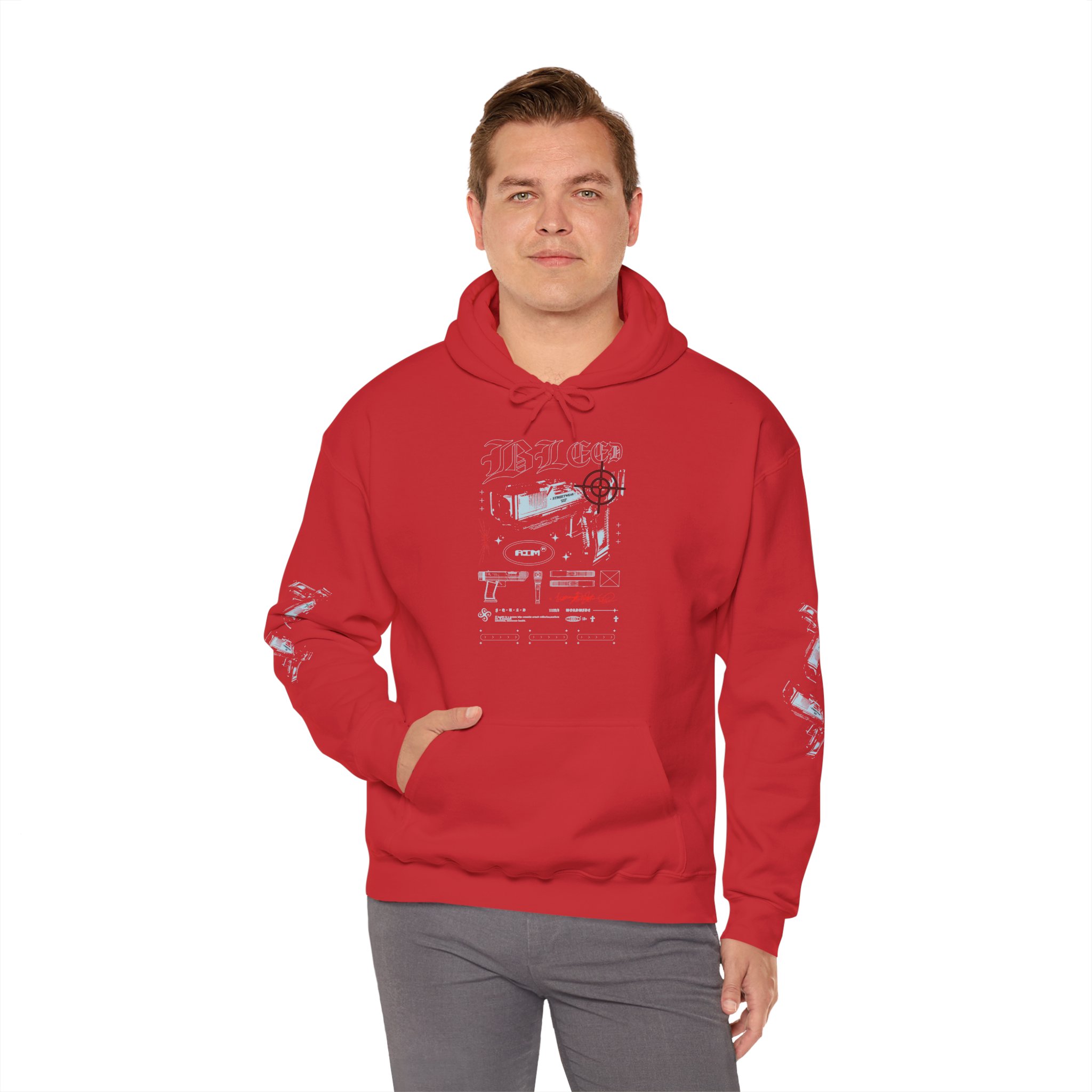 Band Tour Hoodie – Grunge Motorcycle Graphic Pullover - Image 22
