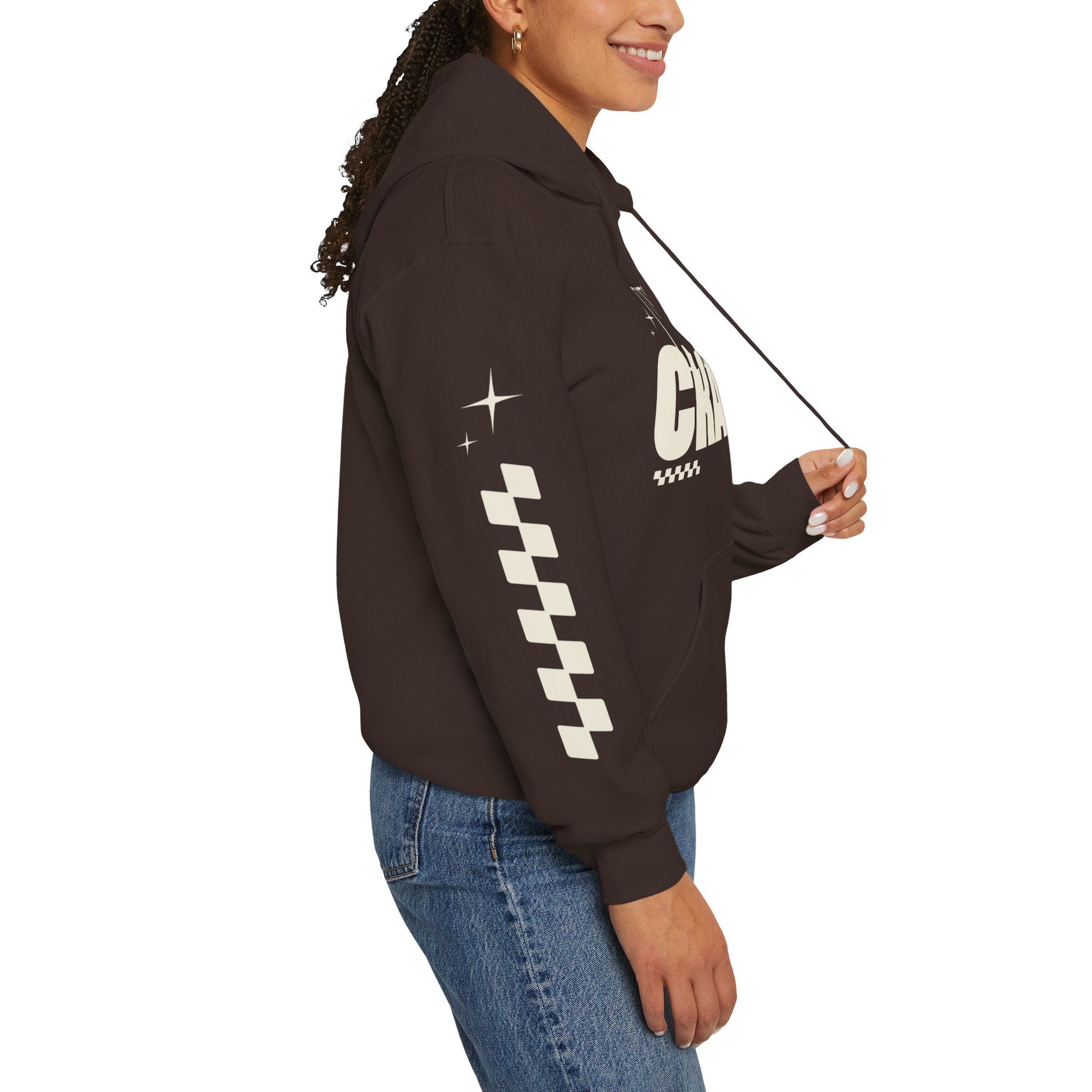 Crazy Graphic Hoodie — “Like So Crazy” Retro Racing Sleeve Pullover - Image 8