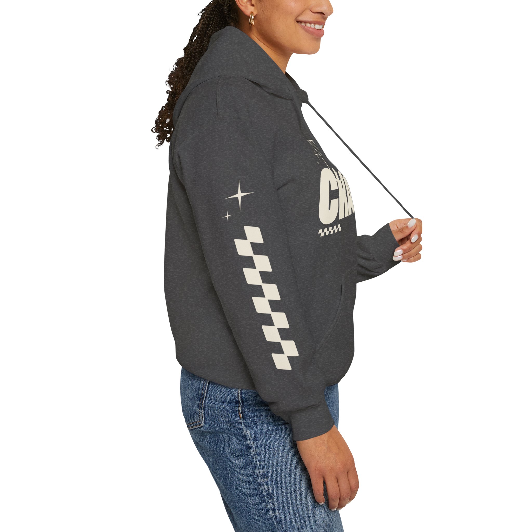 Crazy Graphic Hoodie — “Like So Crazy” Retro Racing Sleeve Pullover - Image 14