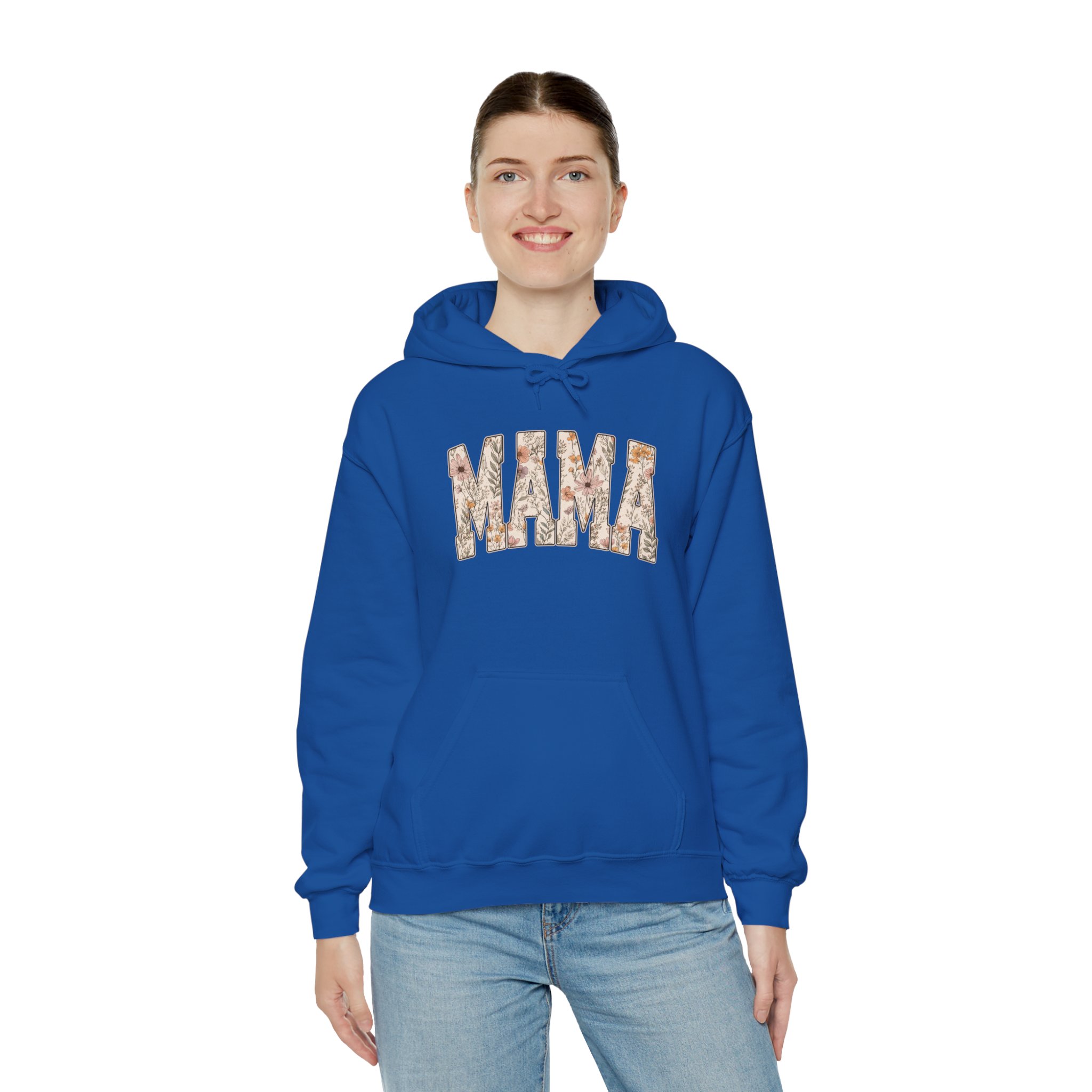 Mama Floral Hoodie — Rustic Camouflage "MAMA" Pullover for Moms - Image 10