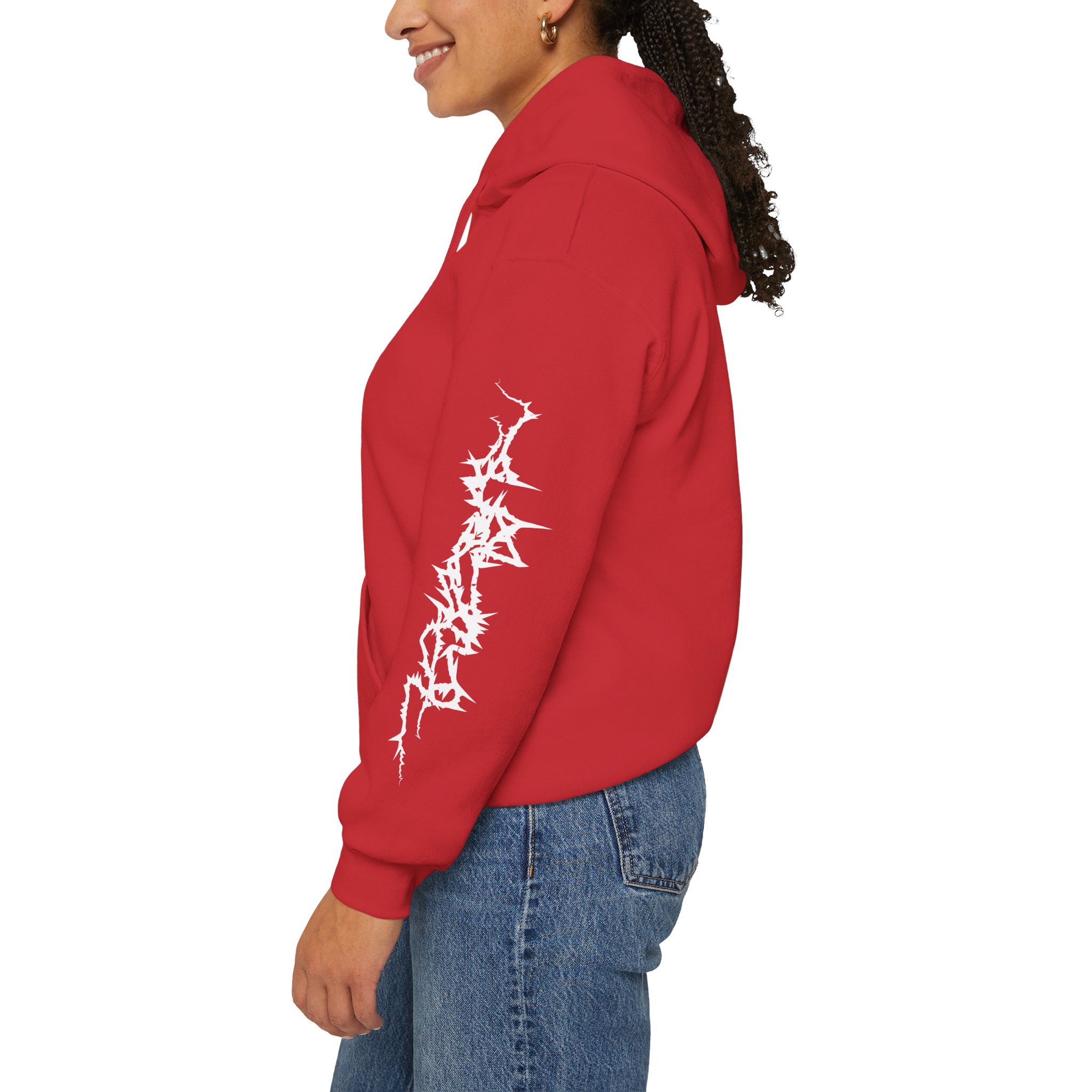 Scary Skull Black Hoodie — Gothic Horror Graphic Pullover - Image 15