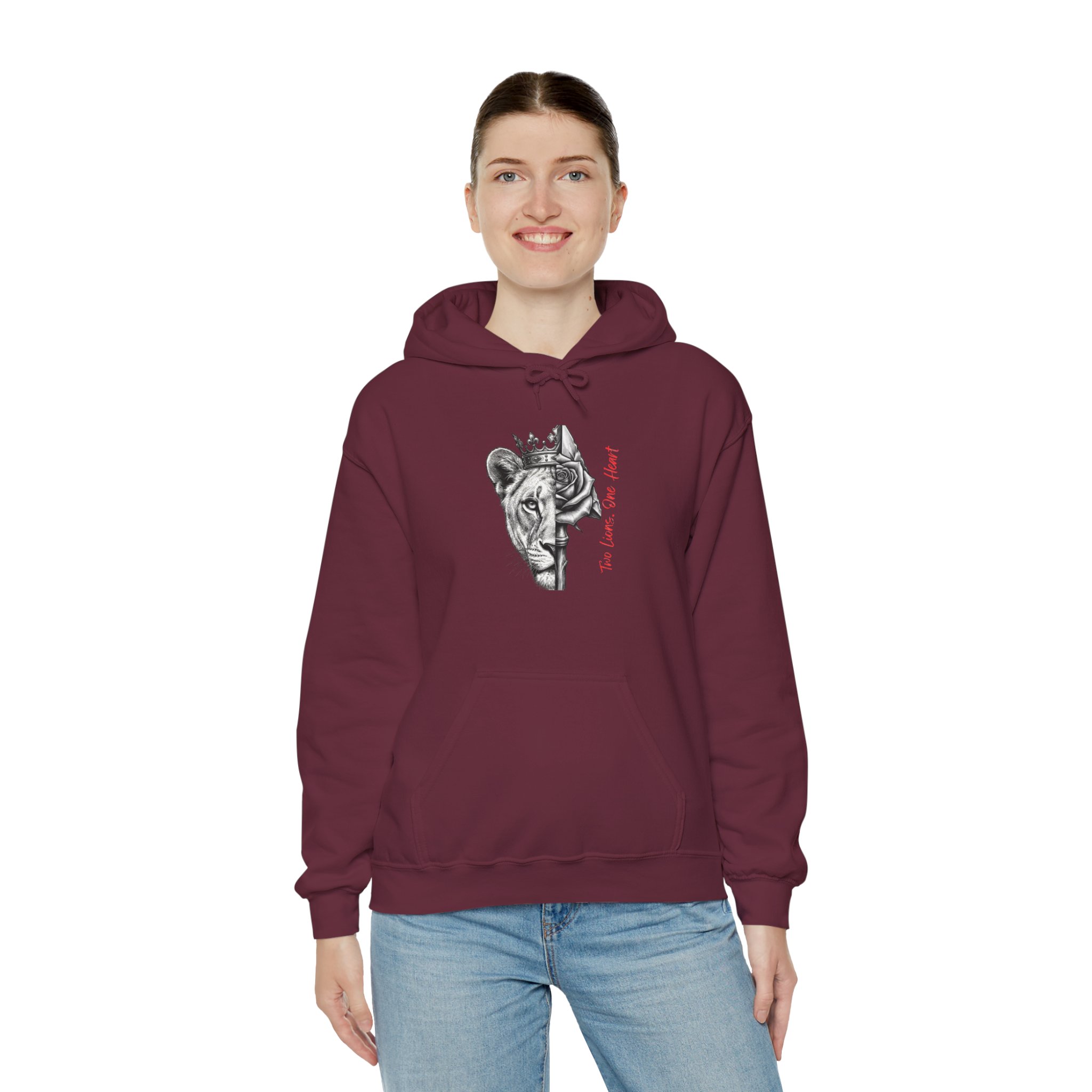 Tiger Face Split Hoodie – Be Fearless Graphic Sweatshirt - Image 6