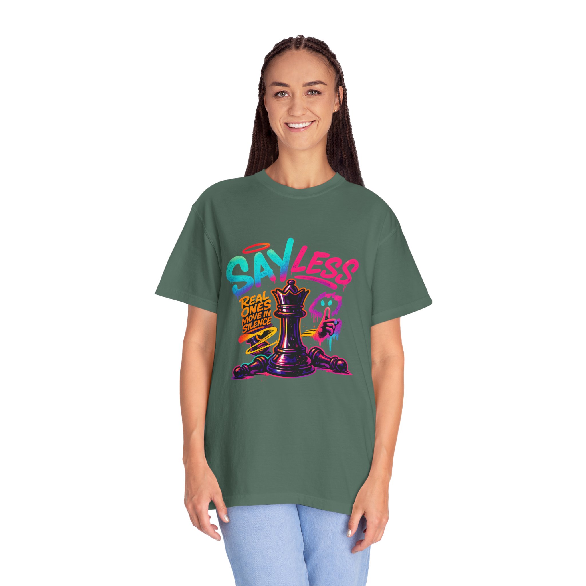 Say Less Chess King Graphic T-Shirt - Image 11