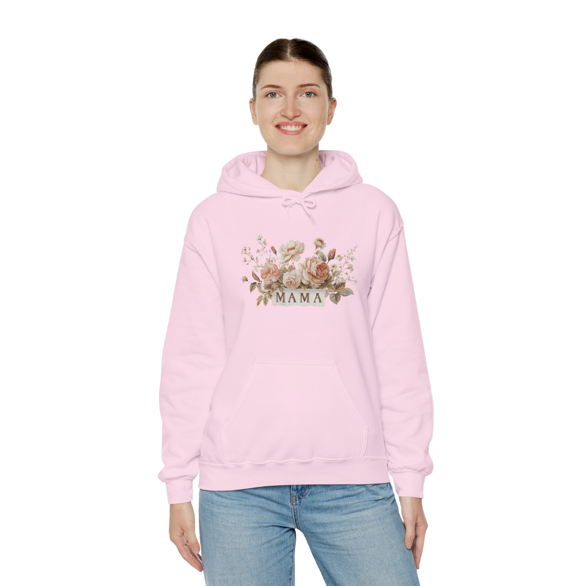 Mama Floral Hoodie – Rustic Rose Mother’s Day Sweatshirt - Image 12