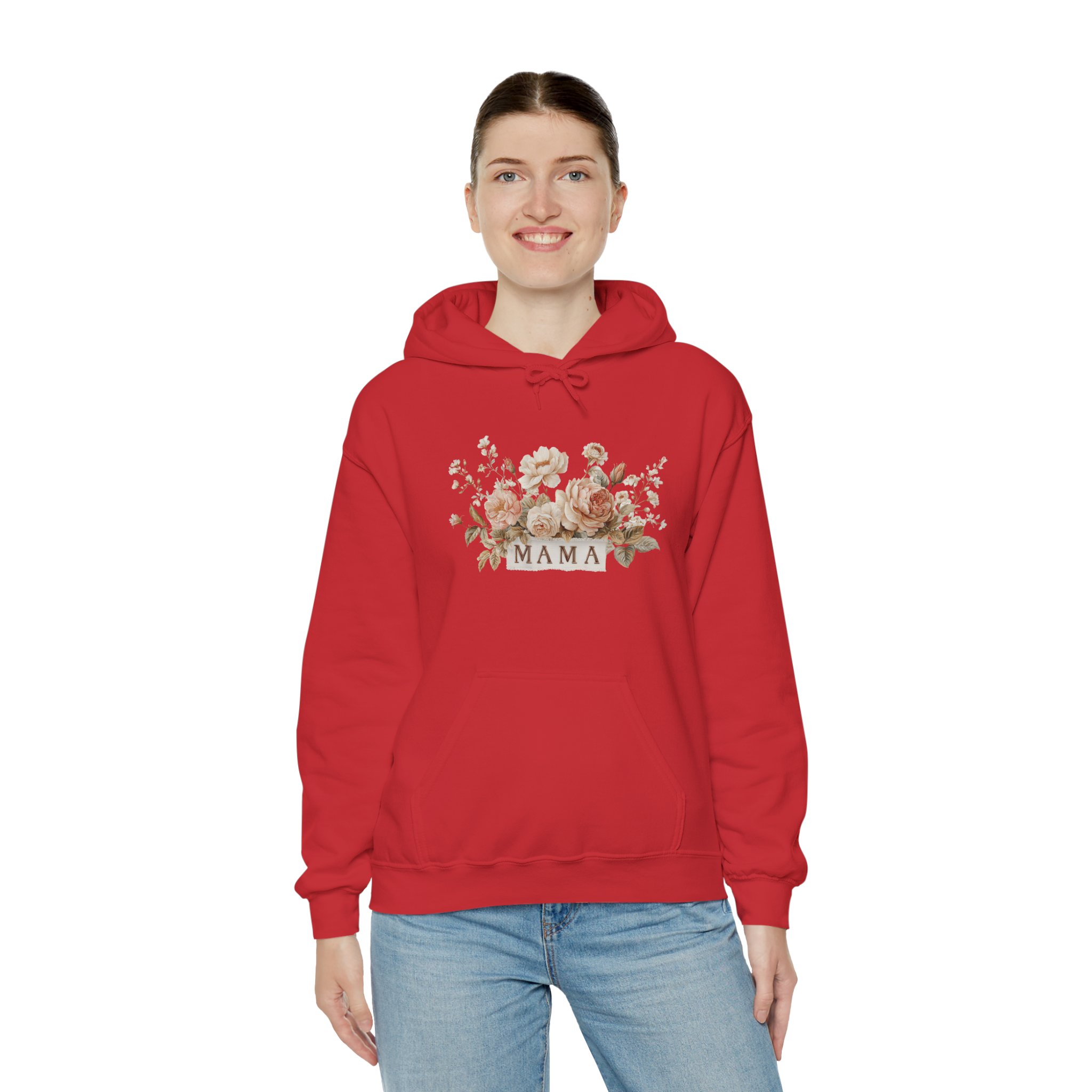 Mama Floral Hoodie – Rustic Rose Mother’s Day Sweatshirt - Image 13