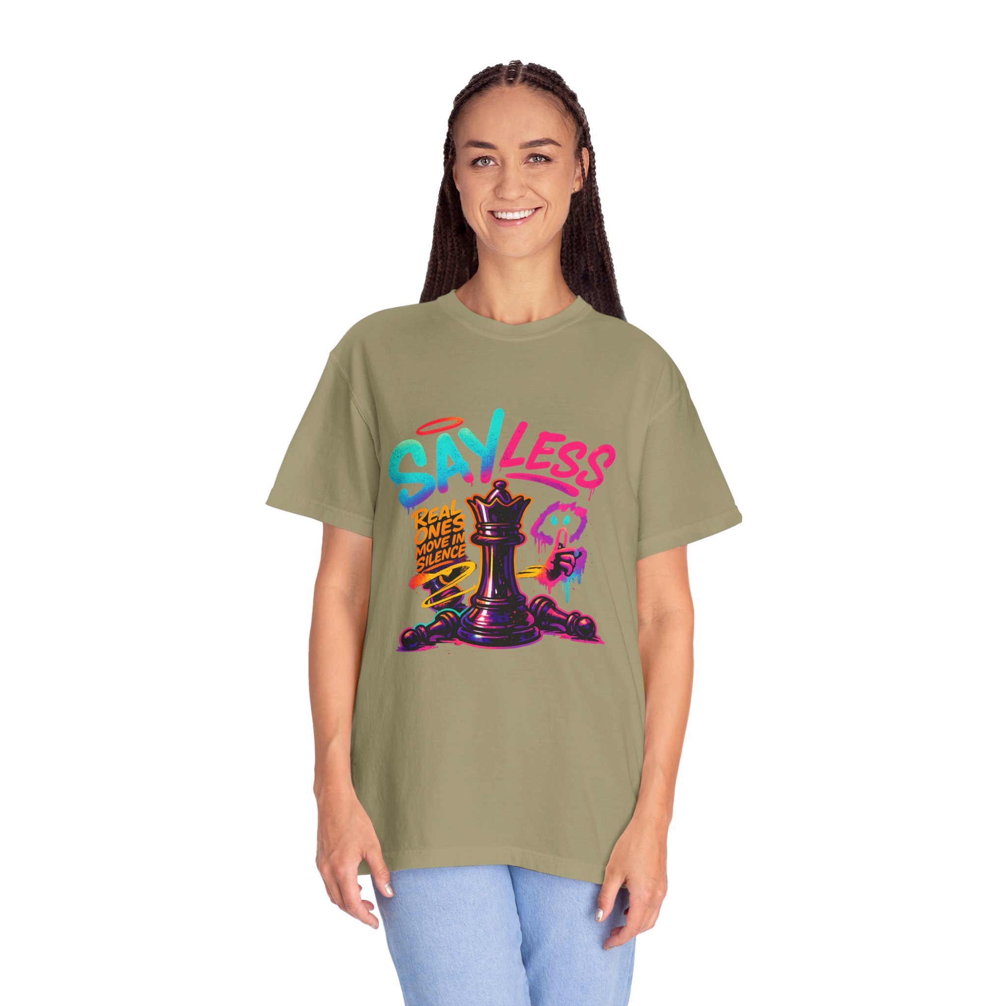 Say Less Chess King Graphic T-Shirt - Image 5