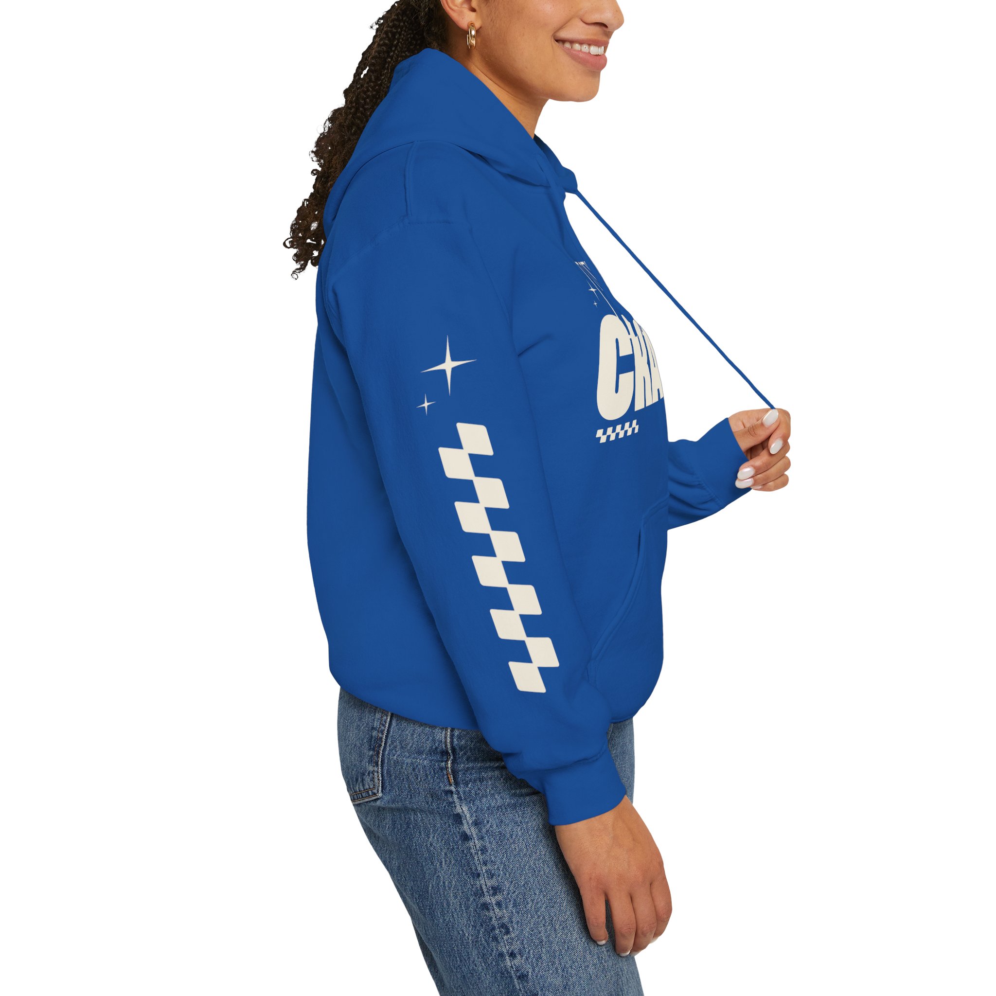 Crazy Graphic Hoodie — “Like So Crazy” Retro Racing Sleeve Pullover - Image 17