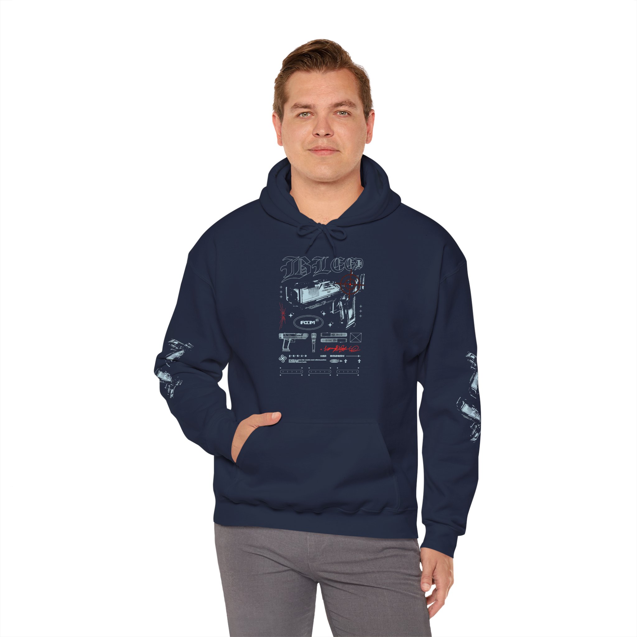 Band Tour Hoodie – Grunge Motorcycle Graphic Pullover - Image 19