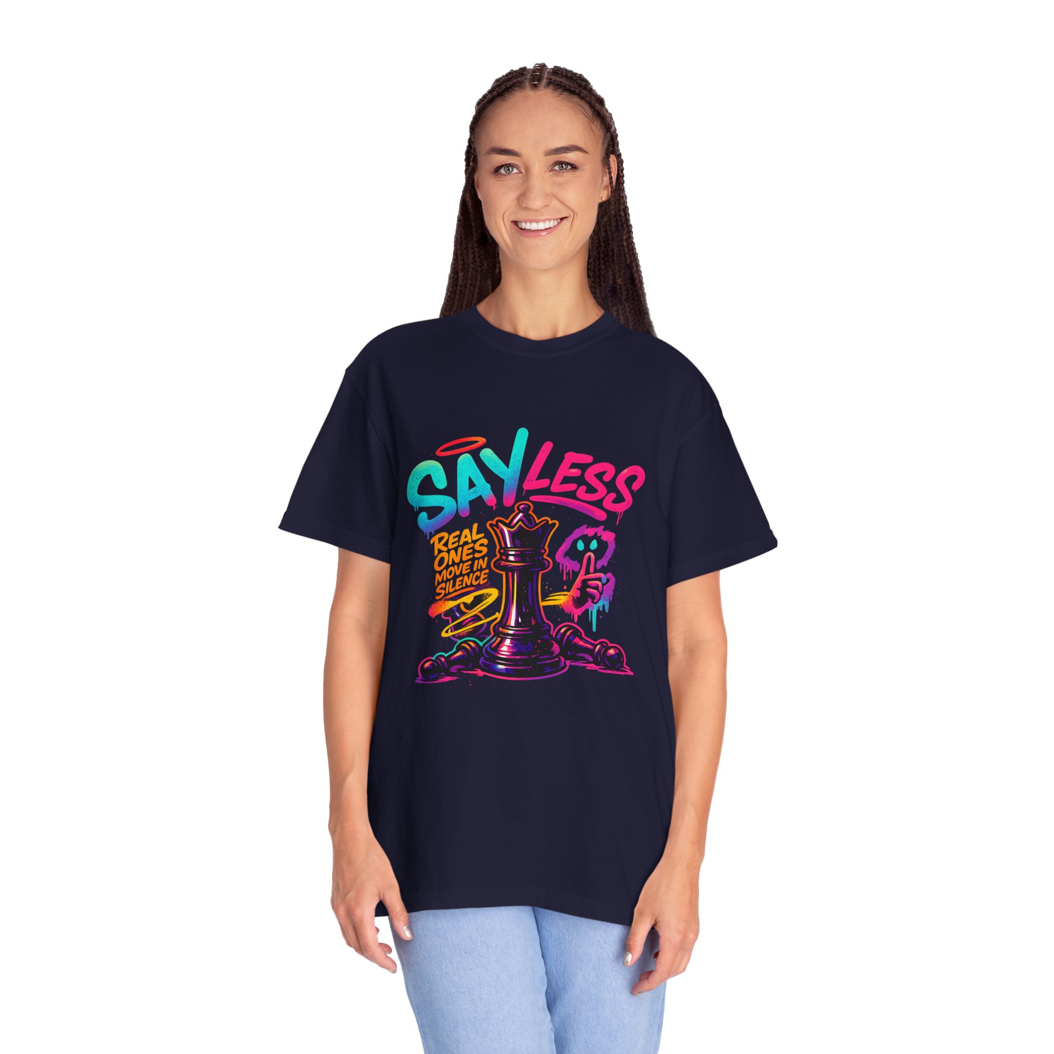 Say Less Chess King Graphic T-Shirt - Image 15