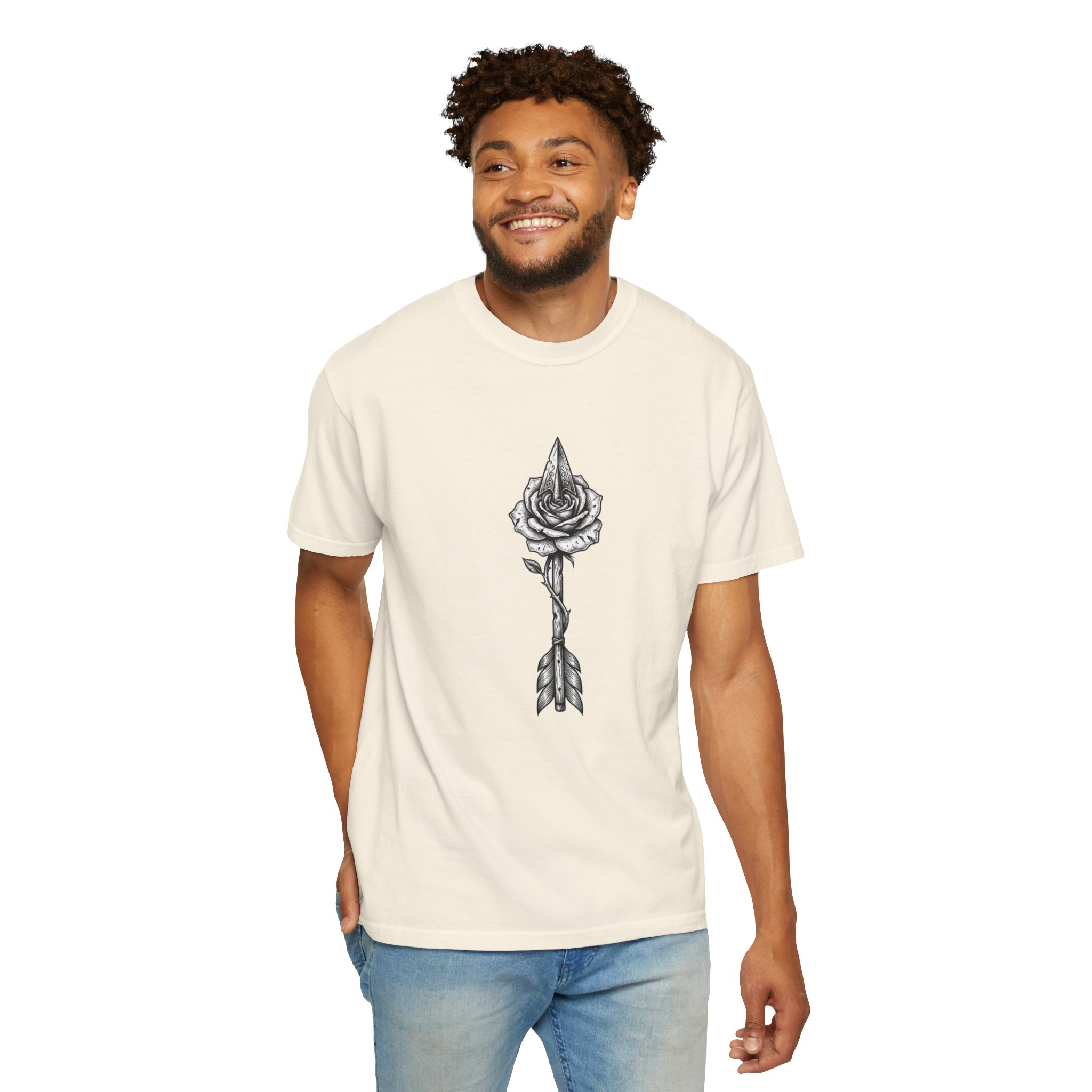 Rose Arrow Graphic T-Shirt - Image 3