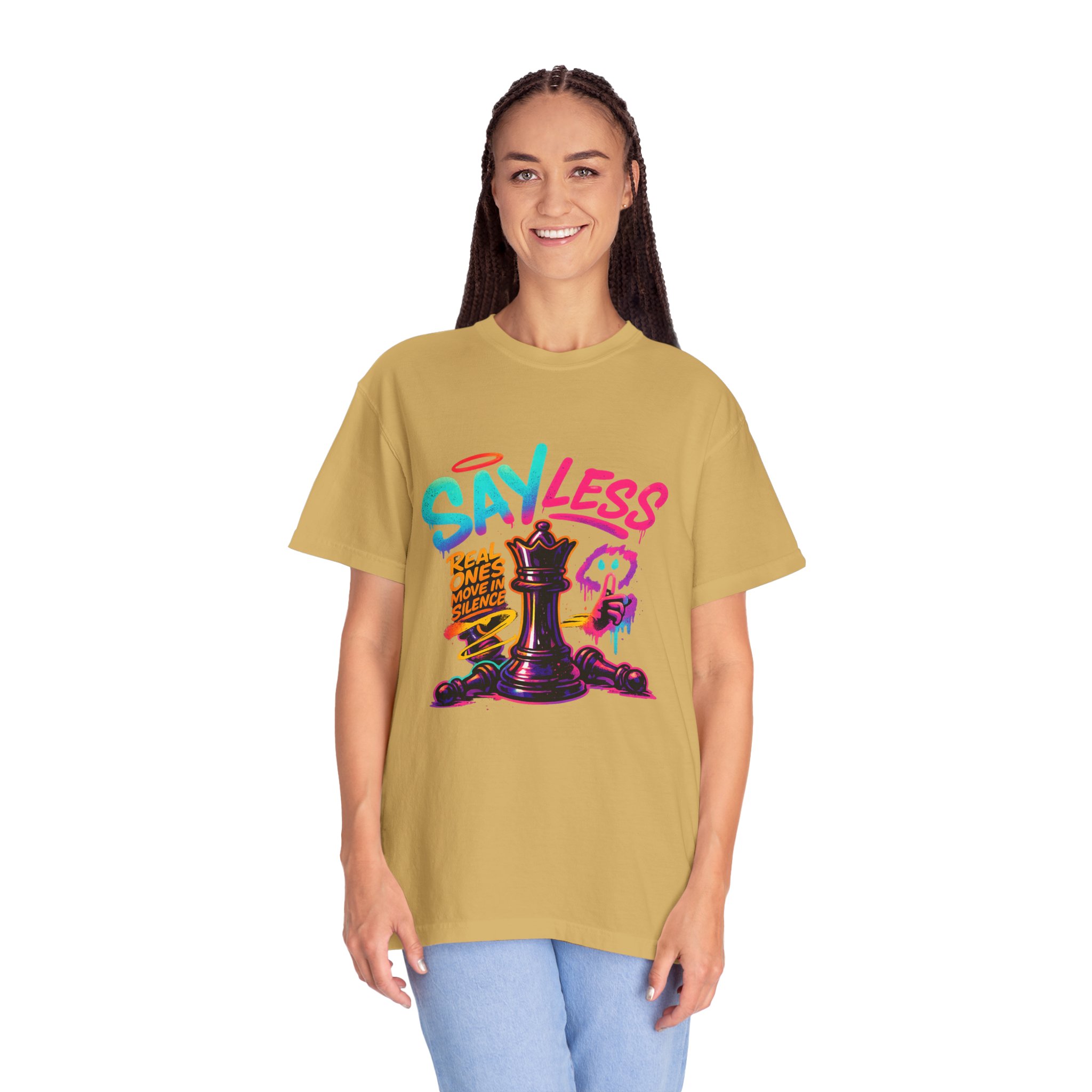 Say Less Chess King Graphic T-Shirt - Image 4