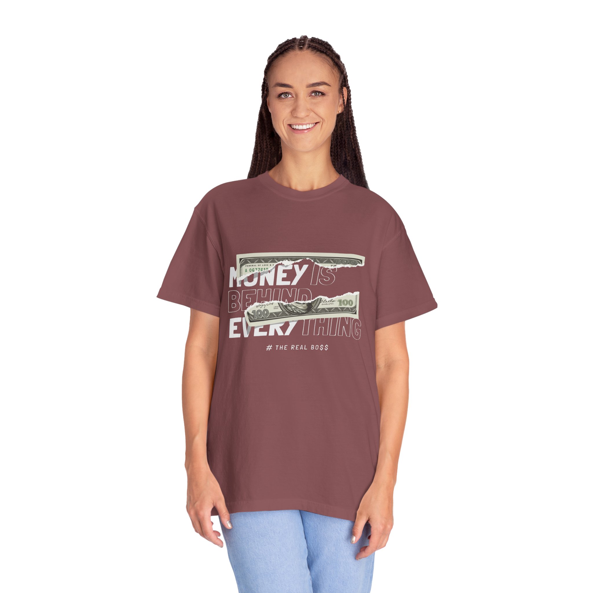T-Shirt — Money Graphic Tee (100 Dollar Strip) - Image 3