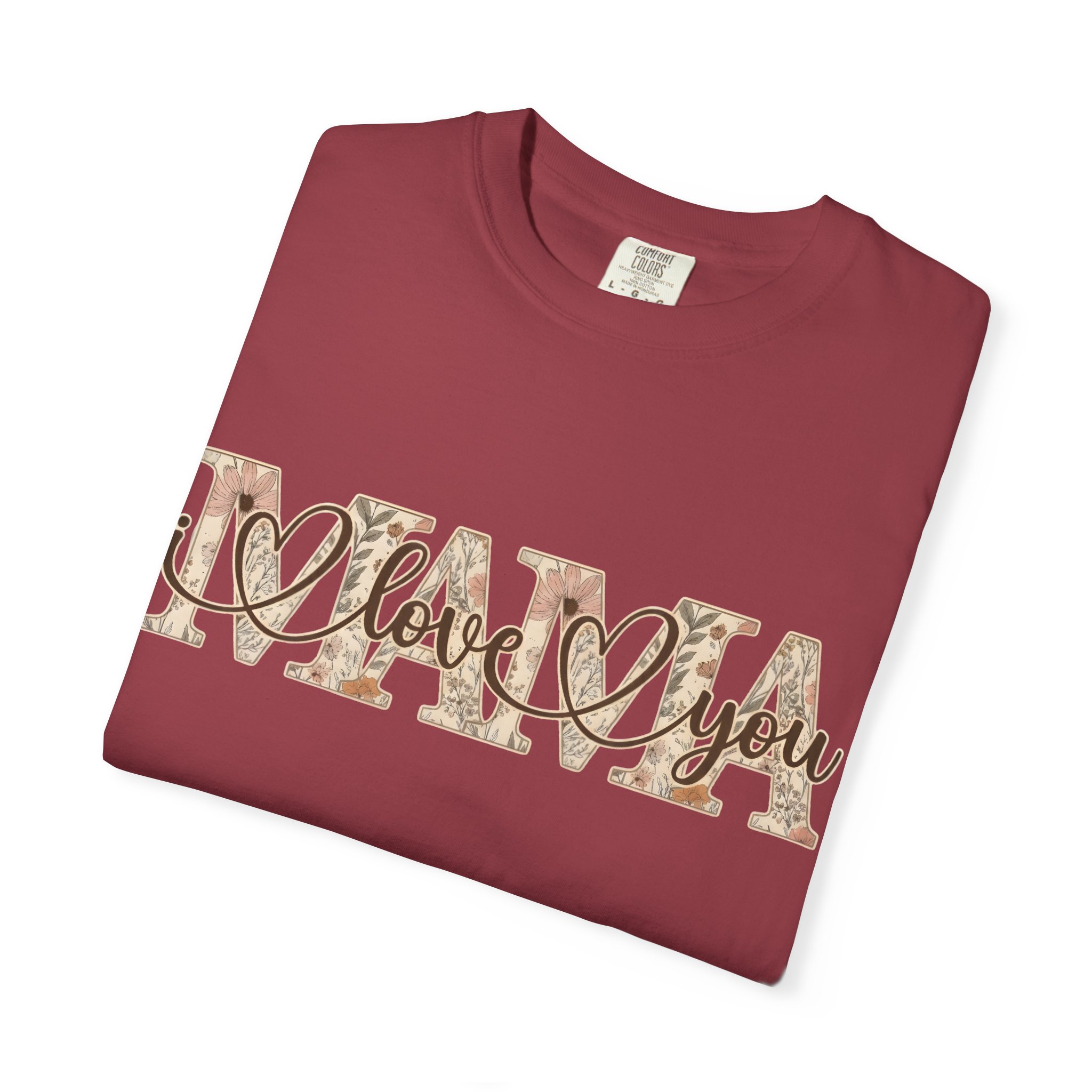 Mama I Love You T-Shirt — Floral Leopard Mom Tee - Image 94