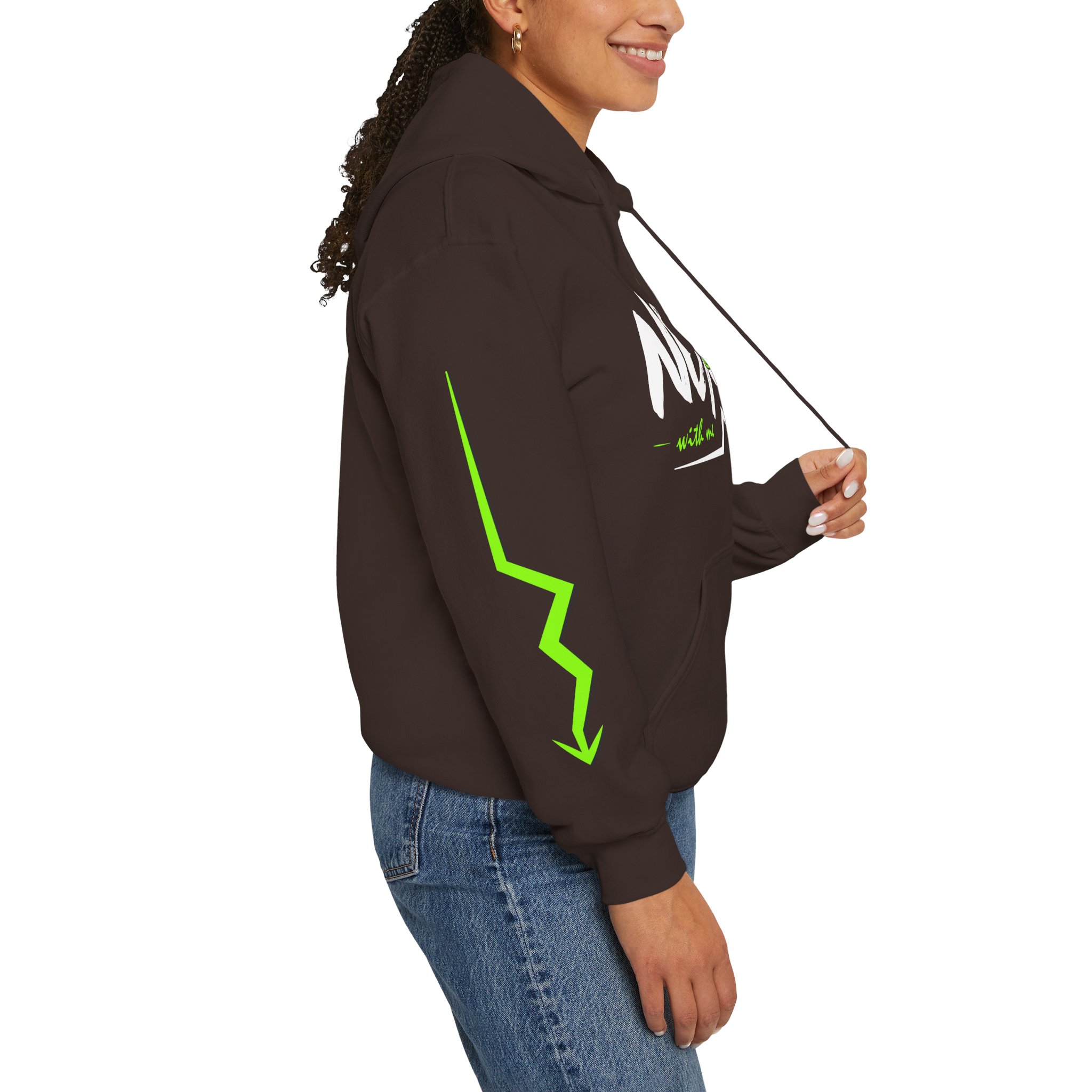 Next Level Hoodie — Neon Green Graphic Pullover - Image 8