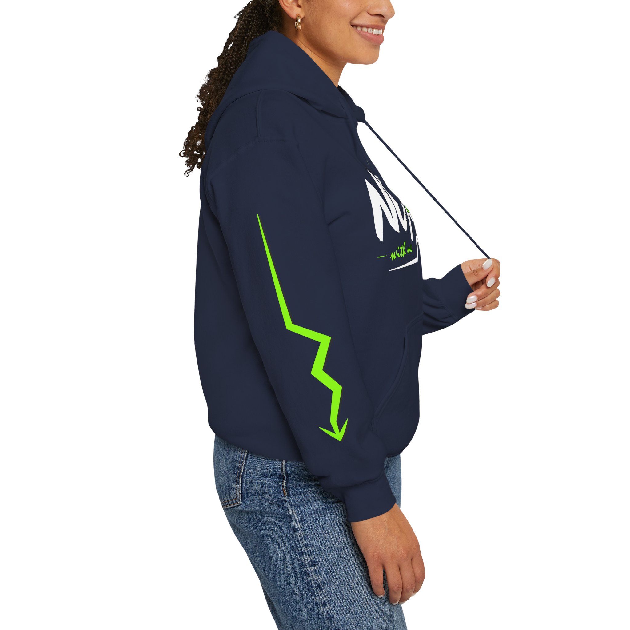 Next Level Hoodie — Neon Green Graphic Pullover - Image 20