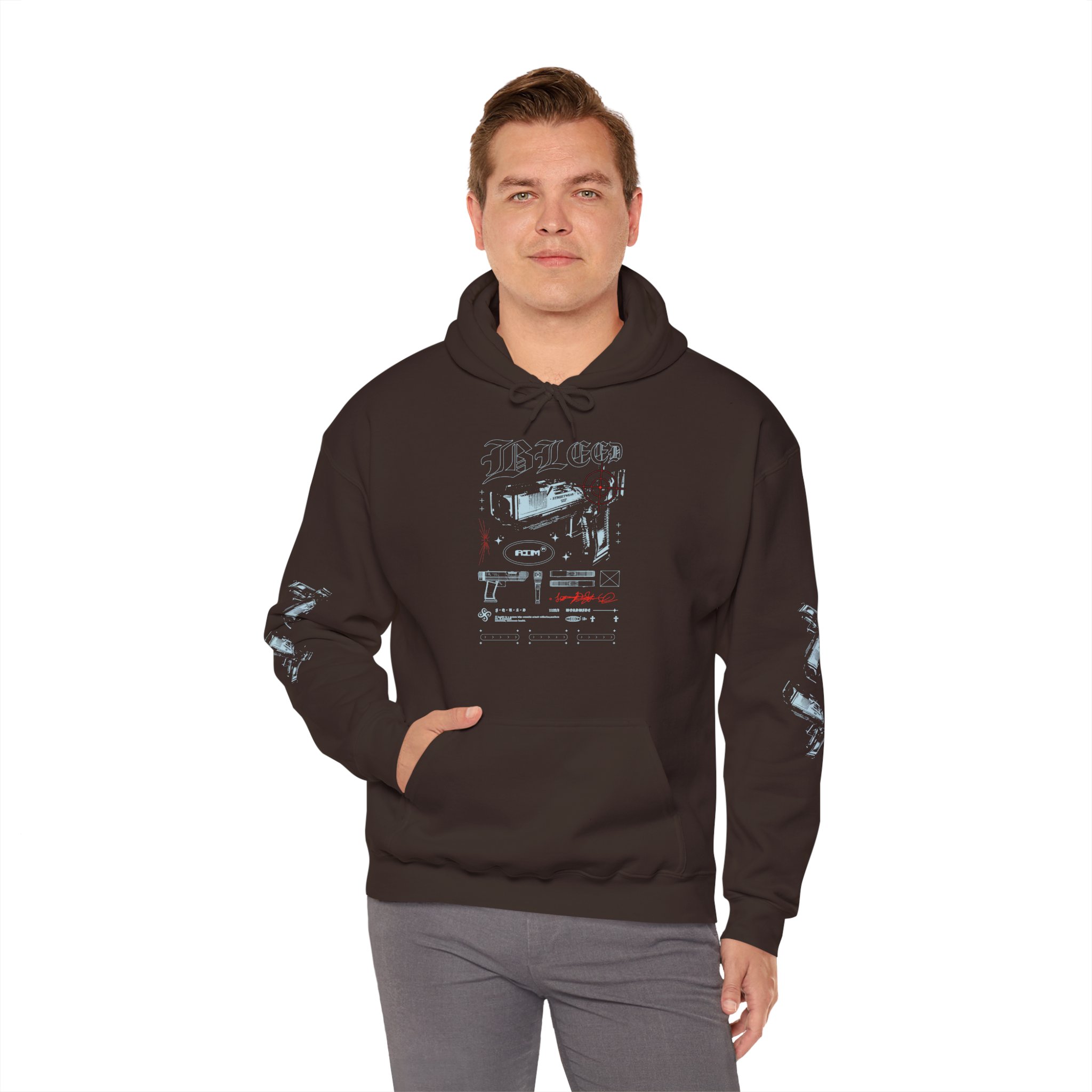 Band Tour Hoodie – Grunge Motorcycle Graphic Pullover - Image 7