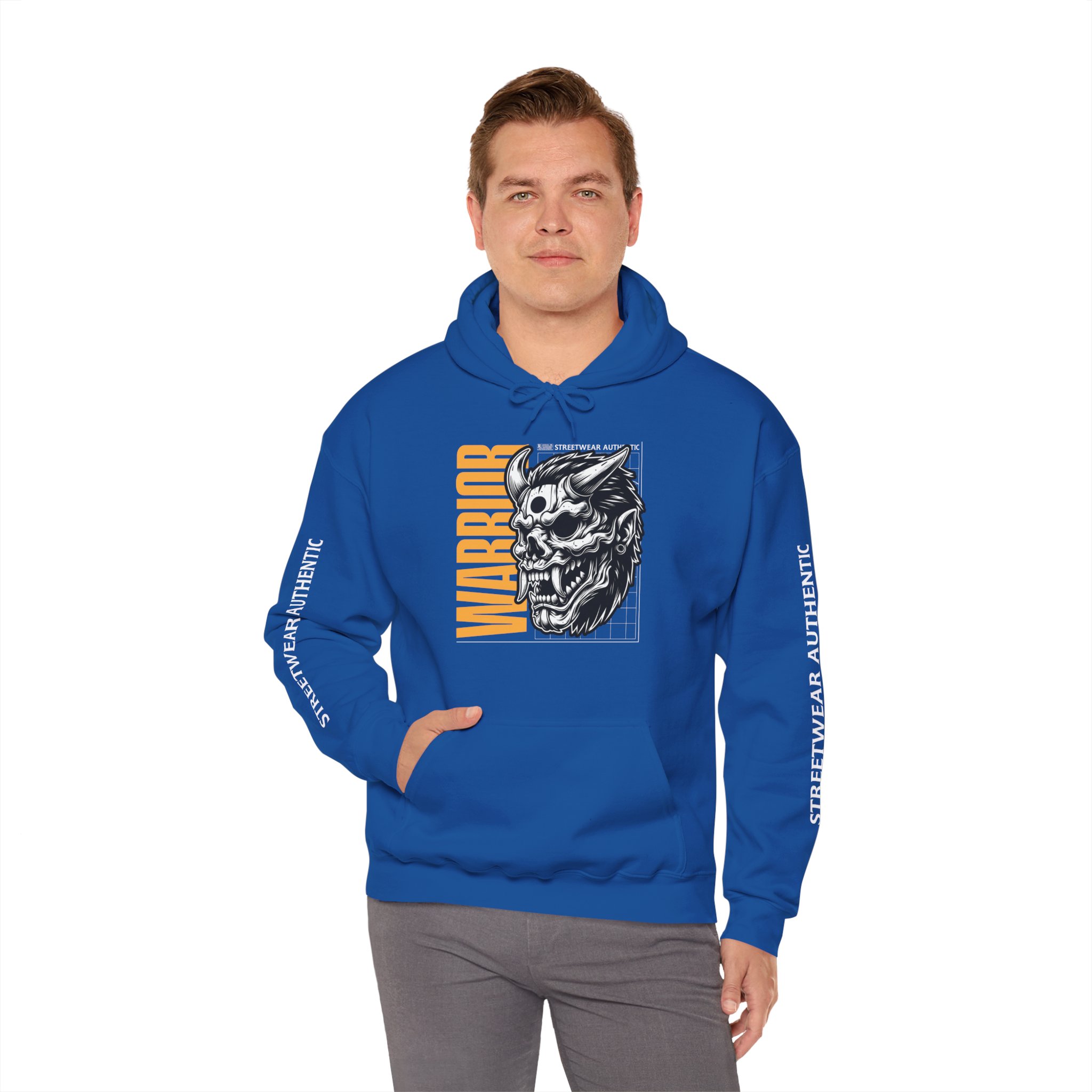 Warrior Demon Skull Hoodie — Bold Graphic Streetwear Pullover - Image 13