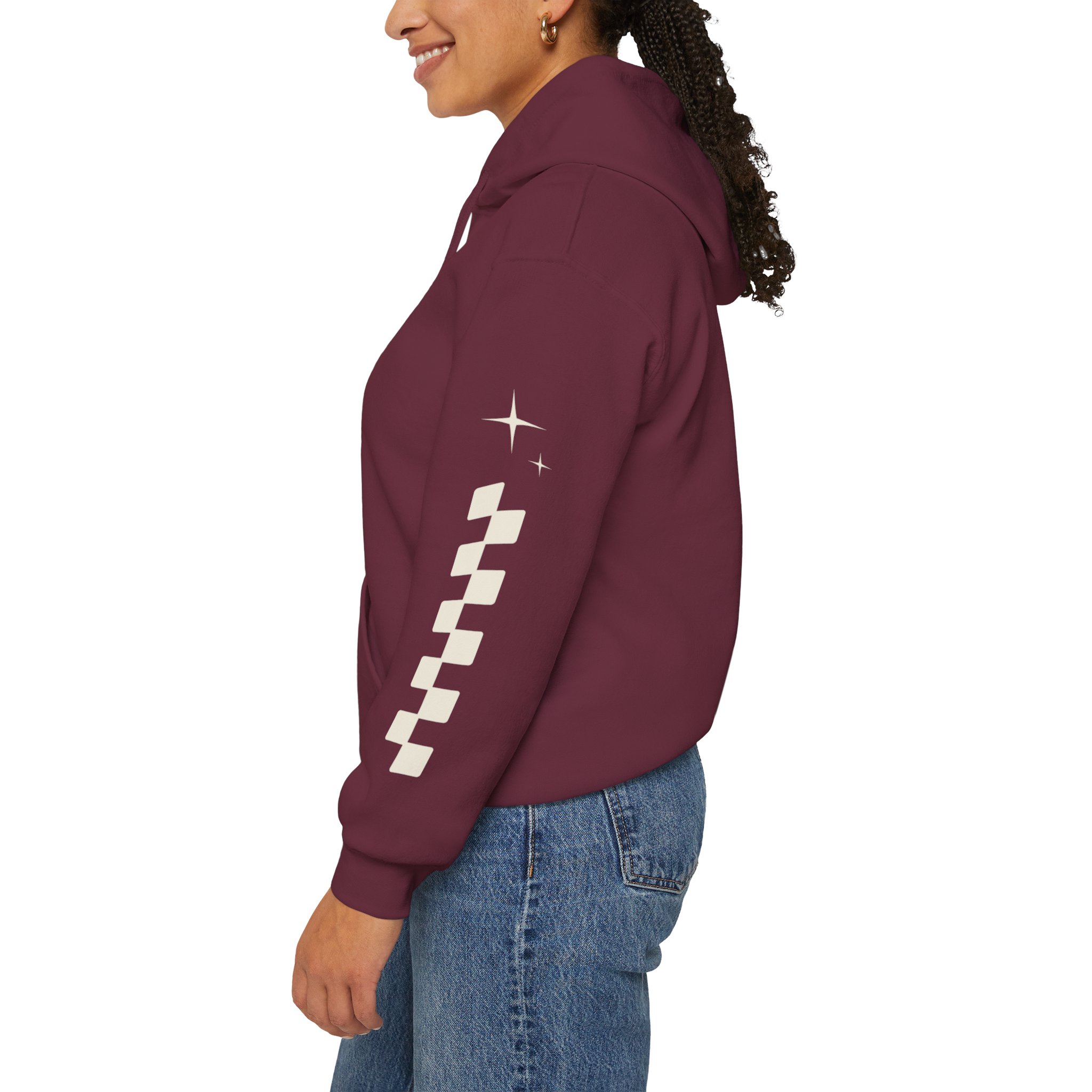 Crazy Graphic Hoodie — “Like So Crazy” Retro Racing Sleeve Pullover - Image 6