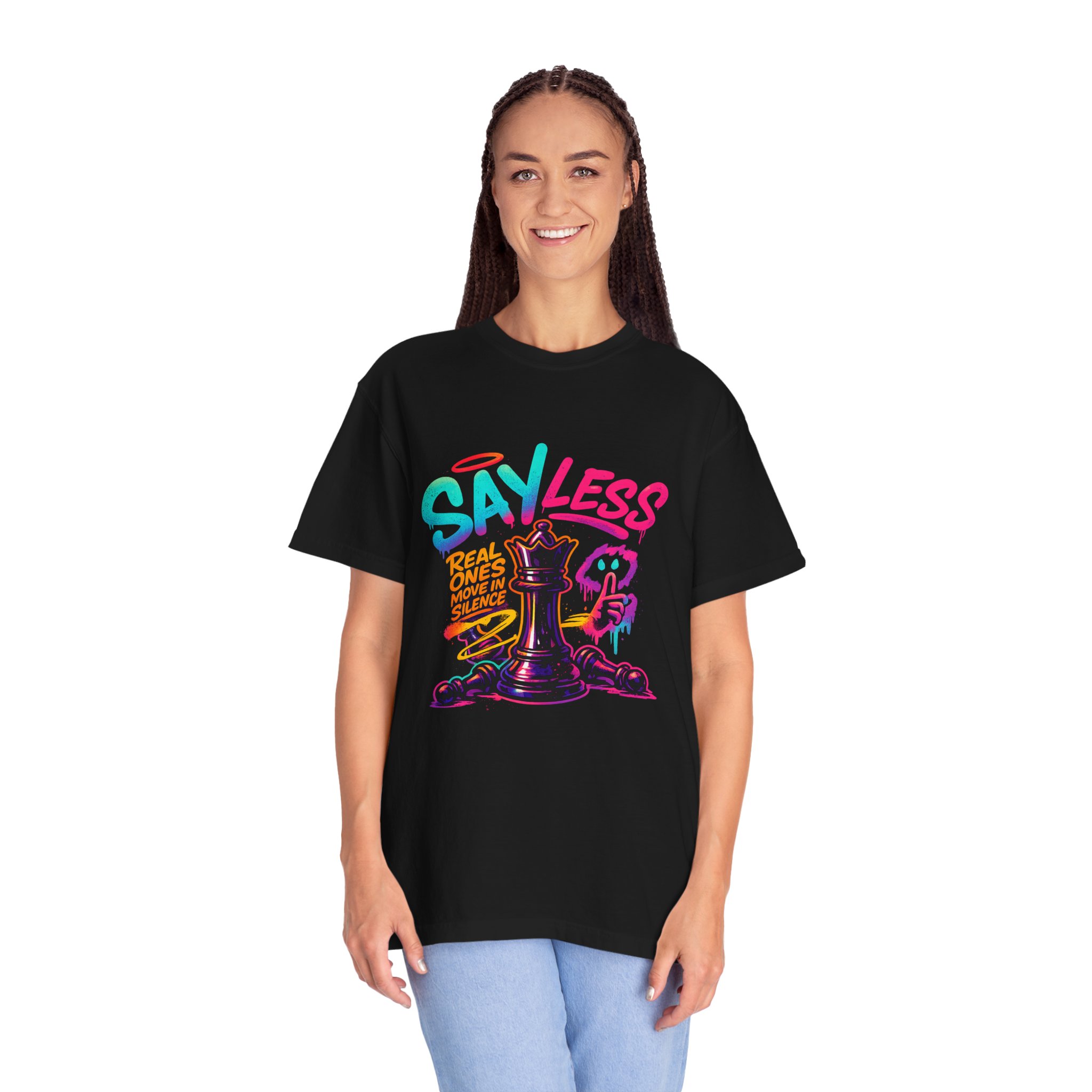 Say Less Chess King Graphic T-Shirt - Image 17